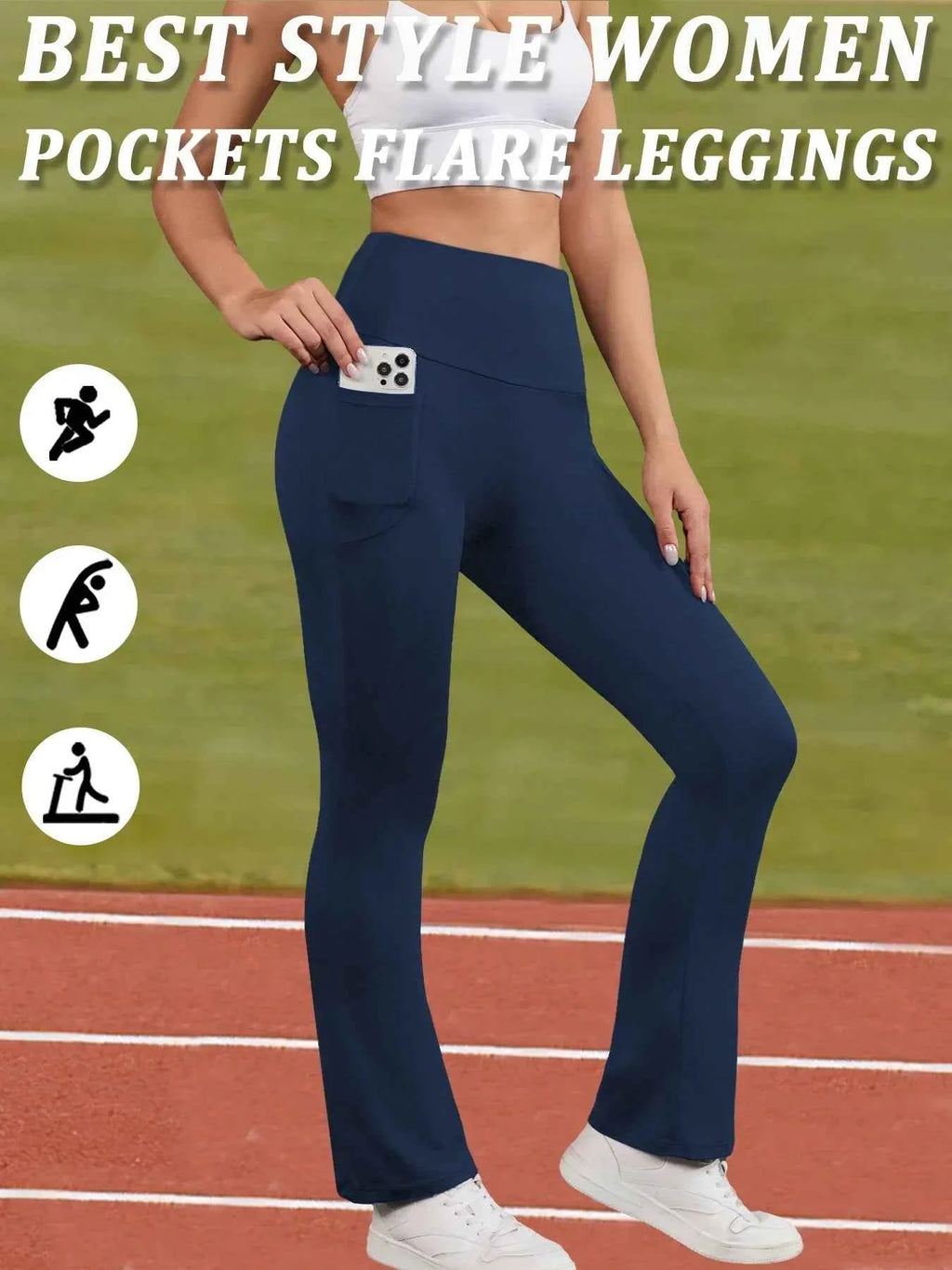 Super Soft High Waisted Tummy Control Flare Yoga Pants