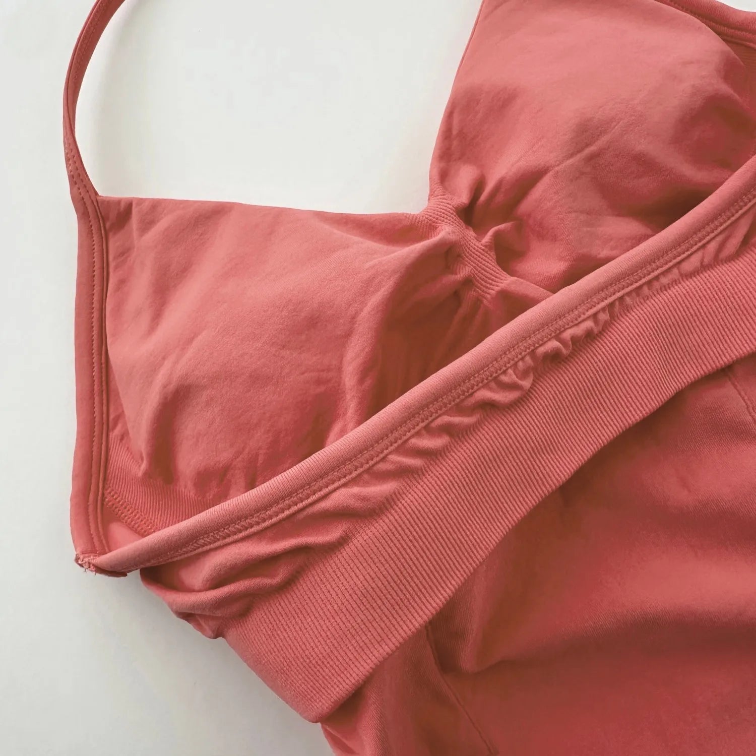 ARFTE Longline Strappy Gym Top Backless Gym Clothes Women Scrunch Built-in Bra With Removable Cups Yoga Tank Tops - IRON GODDESS