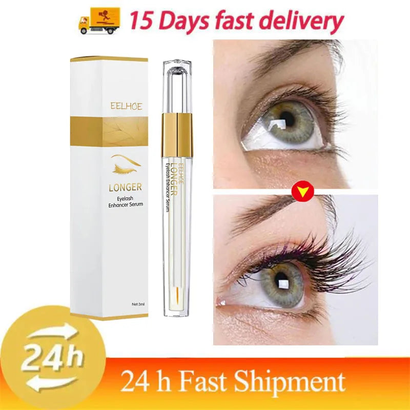 Fast Eyelash Growth Serum 5 Days Natural Eyelash Enhancer Longer Fuller Thicker Lashes Treatment New Products Eye Care Makeup ﻿ - IRON GODDESS