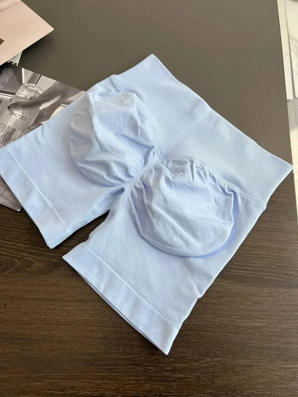 Oner Active Effortless Seamless Shorts Yoga Shorts Women Silicone Printed Sport Shorts Low Ribbed Band Scrunch Butt Shorts - IRON GODDESS