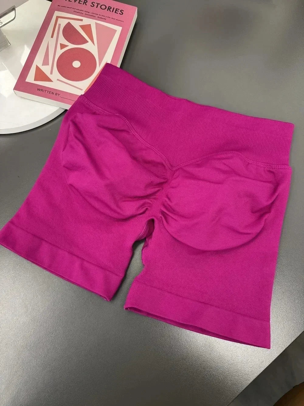 Oner Active Effortless Seamless Shorts Yoga Shorts Women Silicone Printed Sport Shorts Low Ribbed Band Scrunch Butt Shorts - IRON GODDESS