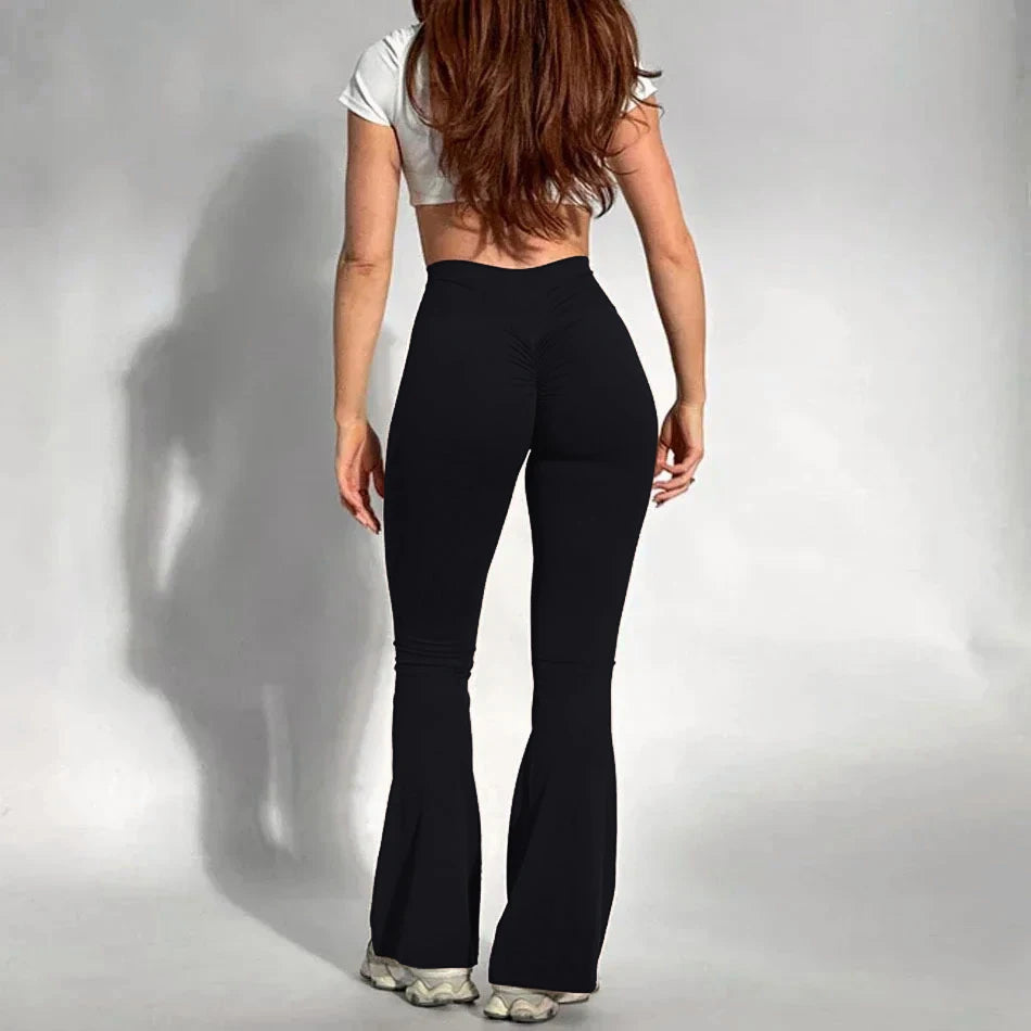 scrunch butt High Waist Workout Yoga Leggings Fitness Butt Lifting Scrunch Butt Sports Gym Pants Women - IRON GODDESS