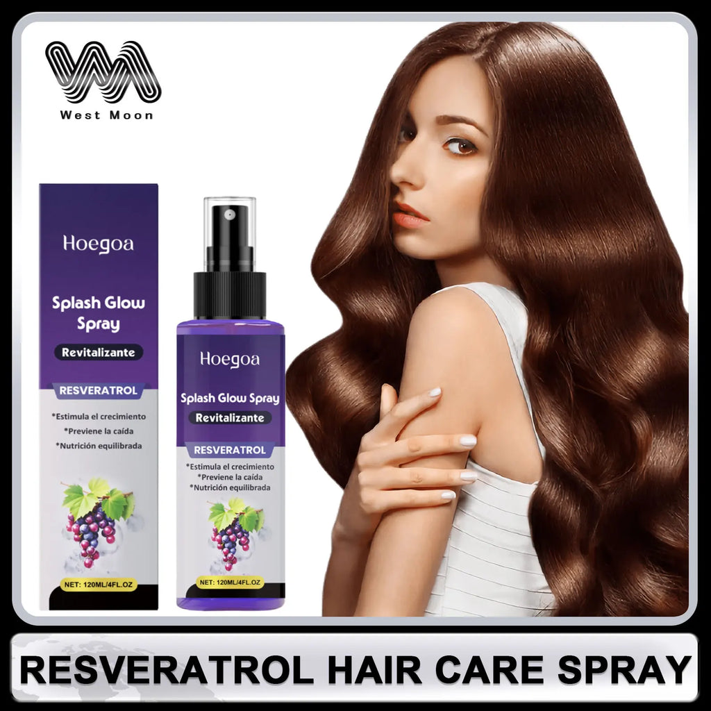 Resveratrol Hair Growth Spray Thicker Stronger Healthier Hair - IRON GODDESS