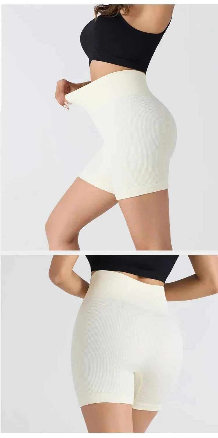 HighWaist Soft Yoga Workout Running Cycling Shorts