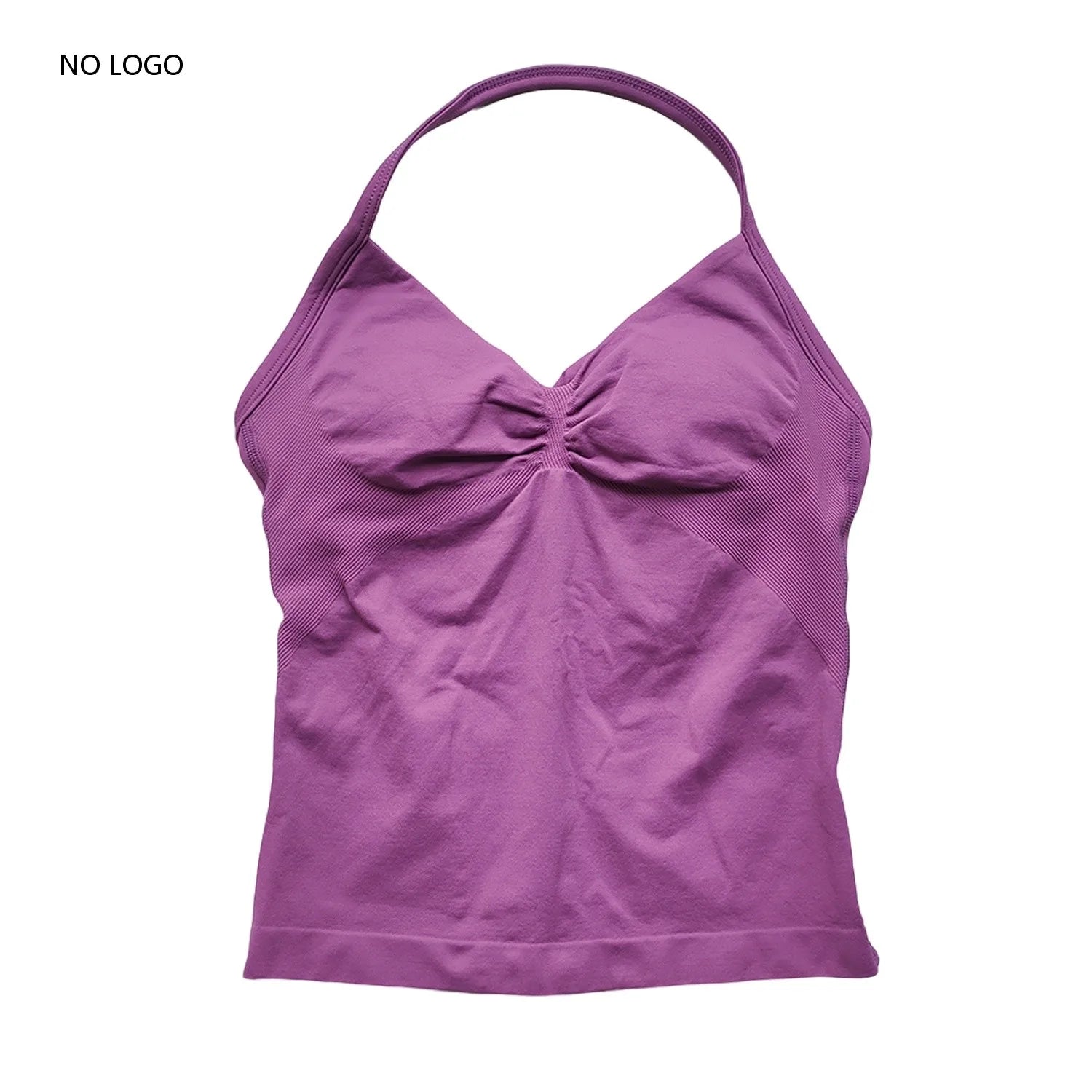 ARFTE Longline Strappy Gym Top Backless Gym Clothes Women Scrunch Built-in Bra With Removable Cups Yoga Tank Tops - IRON GODDESS