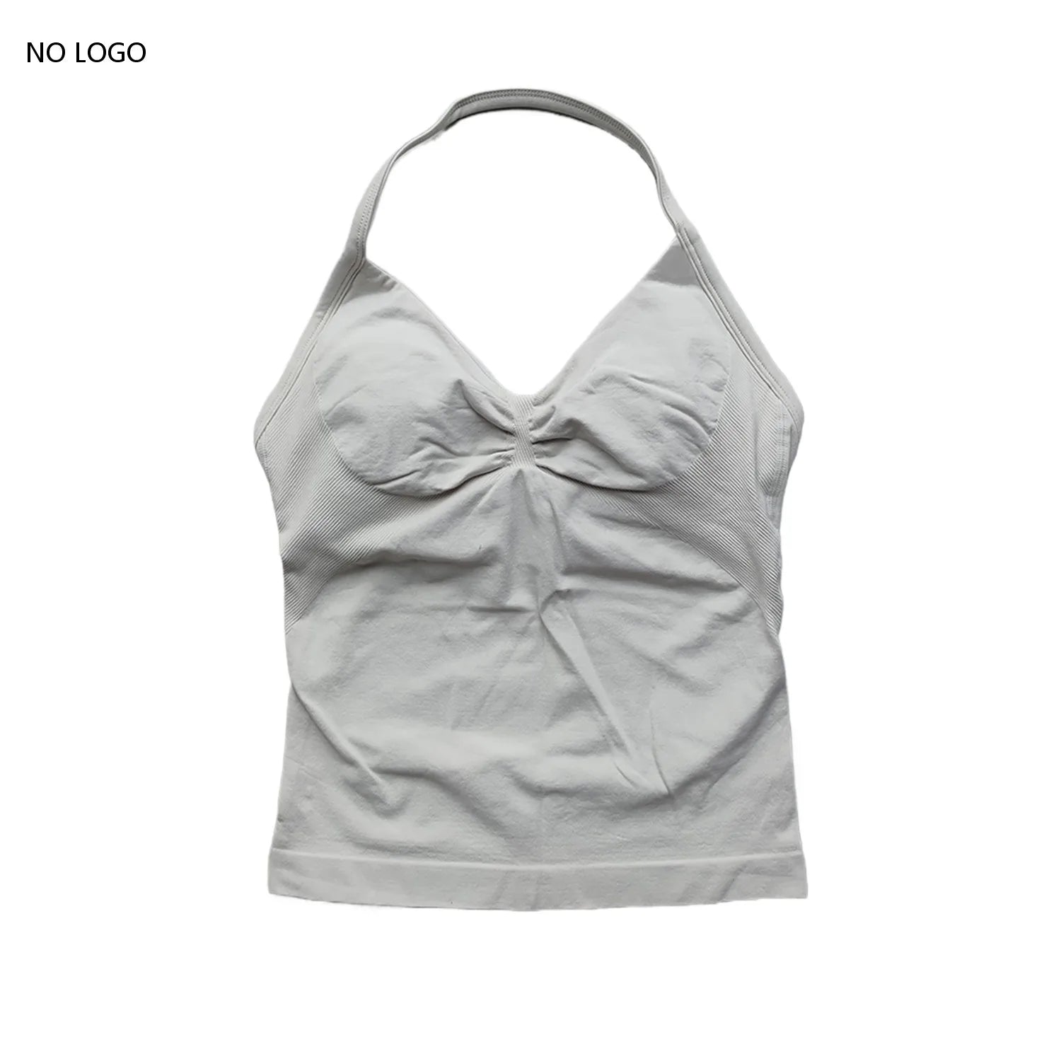 ARFTE Longline Strappy Gym Top Backless Gym Clothes Women Scrunch Built-in Bra With Removable Cups Yoga Tank Tops - IRON GODDESS