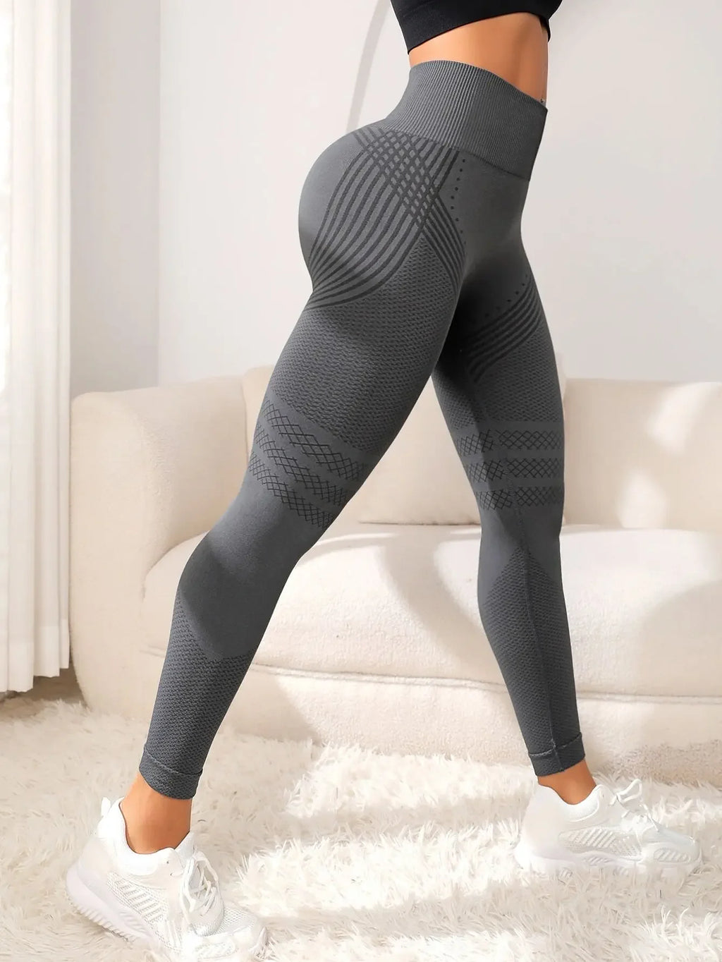 Seamless High Waist Yoga Leggings Ultimate Comfort  Fit - IRON GODDESS