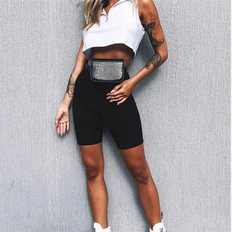 High Waist Push Up Gym Shorts for Women