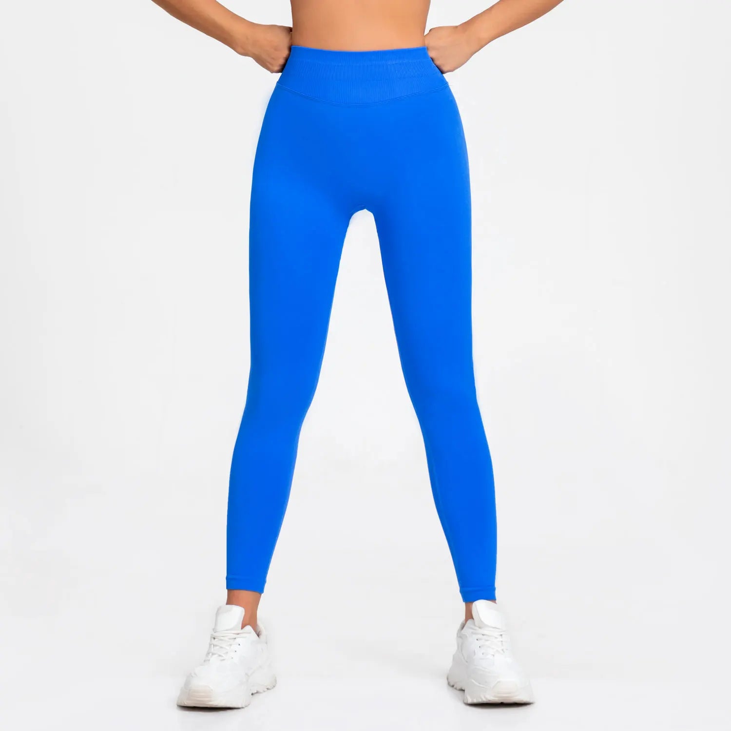 NCLAGEN Impact Leggings Women Seamless Sports Yoga Pants Low Ribbed Band Gym clothes Fitness Workout wear Scrunch Bum Tights - IRON GODDESS