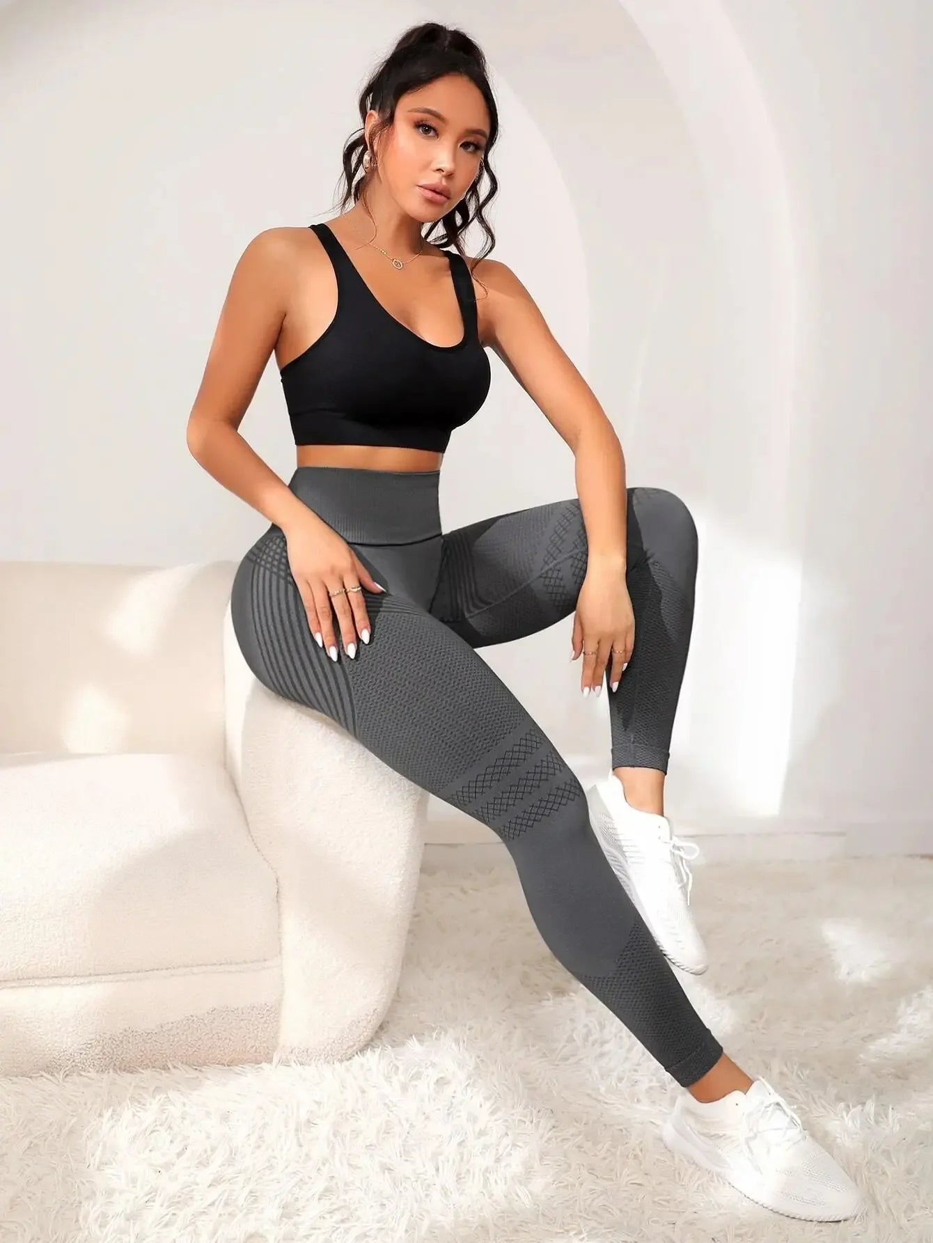 Seamless High Waist Yoga Leggings Ultimate Comfort  Fit - IRON GODDESS