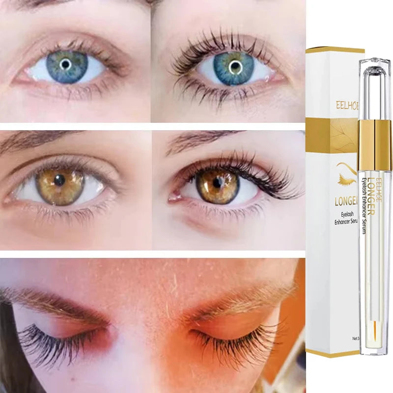 Fast Eyelash Growth Serum 5 Days Natural Eyelash Enhancer Longer Fuller Thicker Lashes Treatment New Products Eye Care Makeup ﻿ - IRON GODDESS