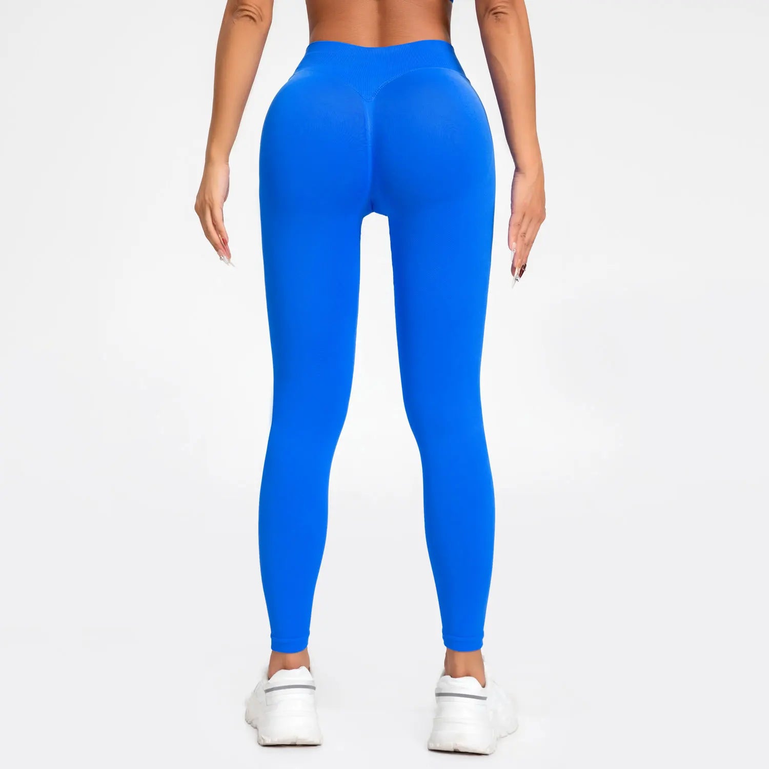 NCLAGEN Impact Leggings Women Seamless Sports Yoga Pants Low Ribbed Band Gym clothes Fitness Workout wear Scrunch Bum Tights - IRON GODDESS