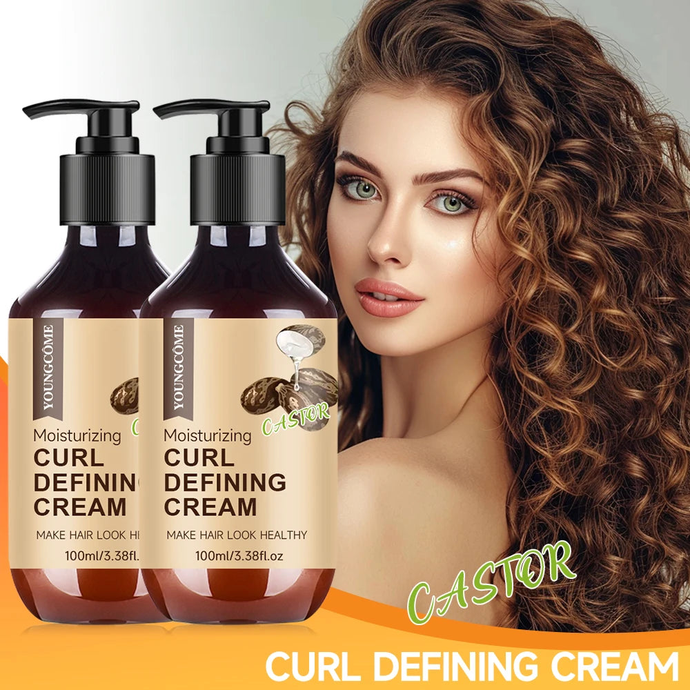 Castor Oil Curl Activator Defined HumidityResistant NonGreasy Coils - IRON GODDESS