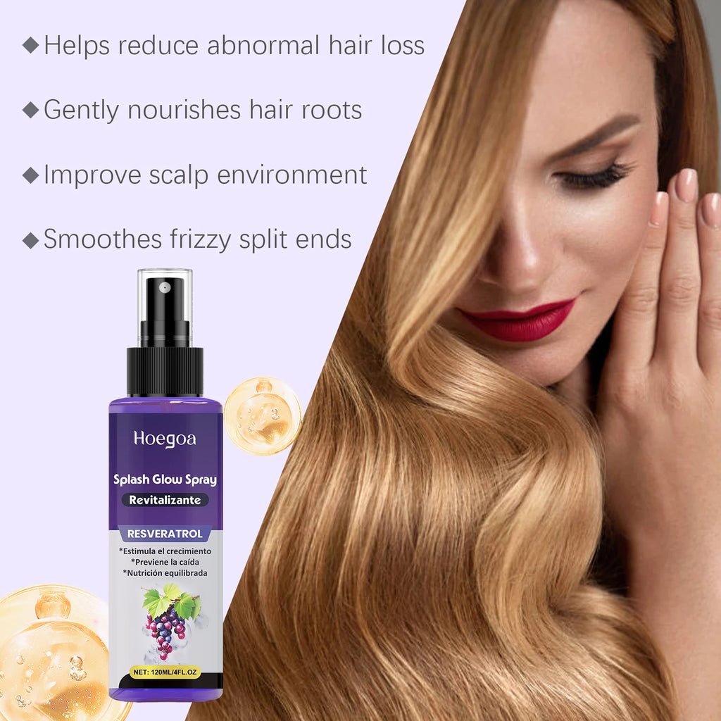 Resveratrol Hair Growth Spray Thicker Stronger Healthier Hair - IRON GODDESS