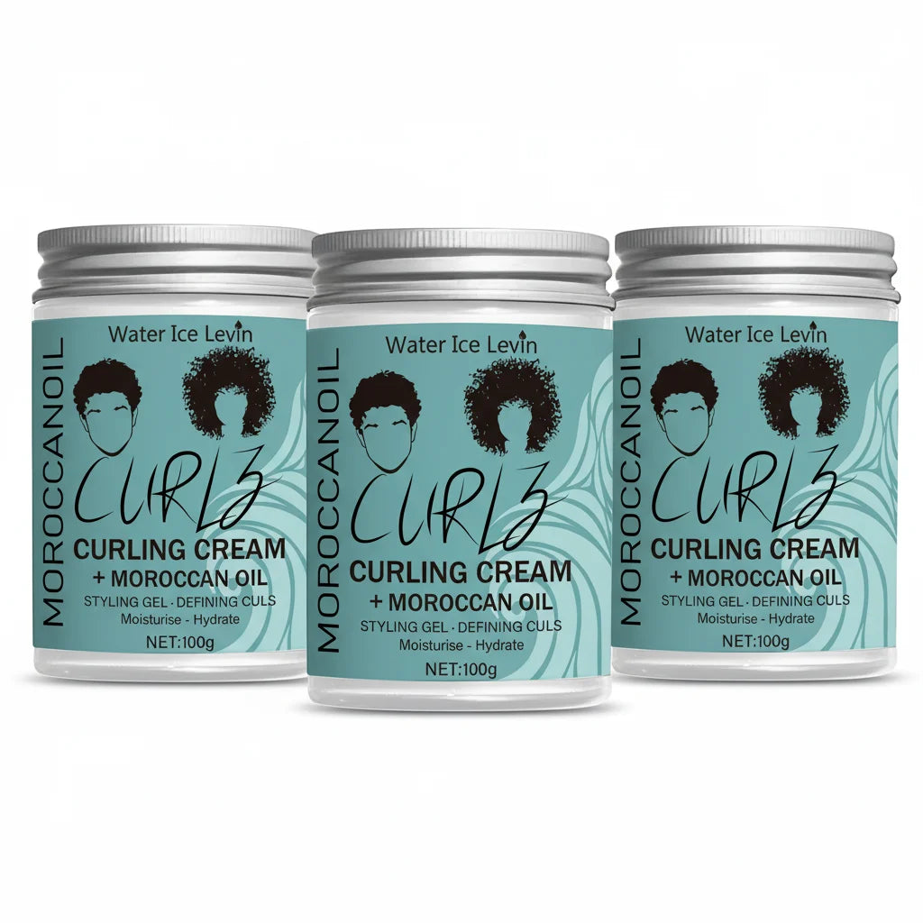 Hydrating Coconut Curling Cream Soft Shiny FrizzFree Curls - IRON GODDESS