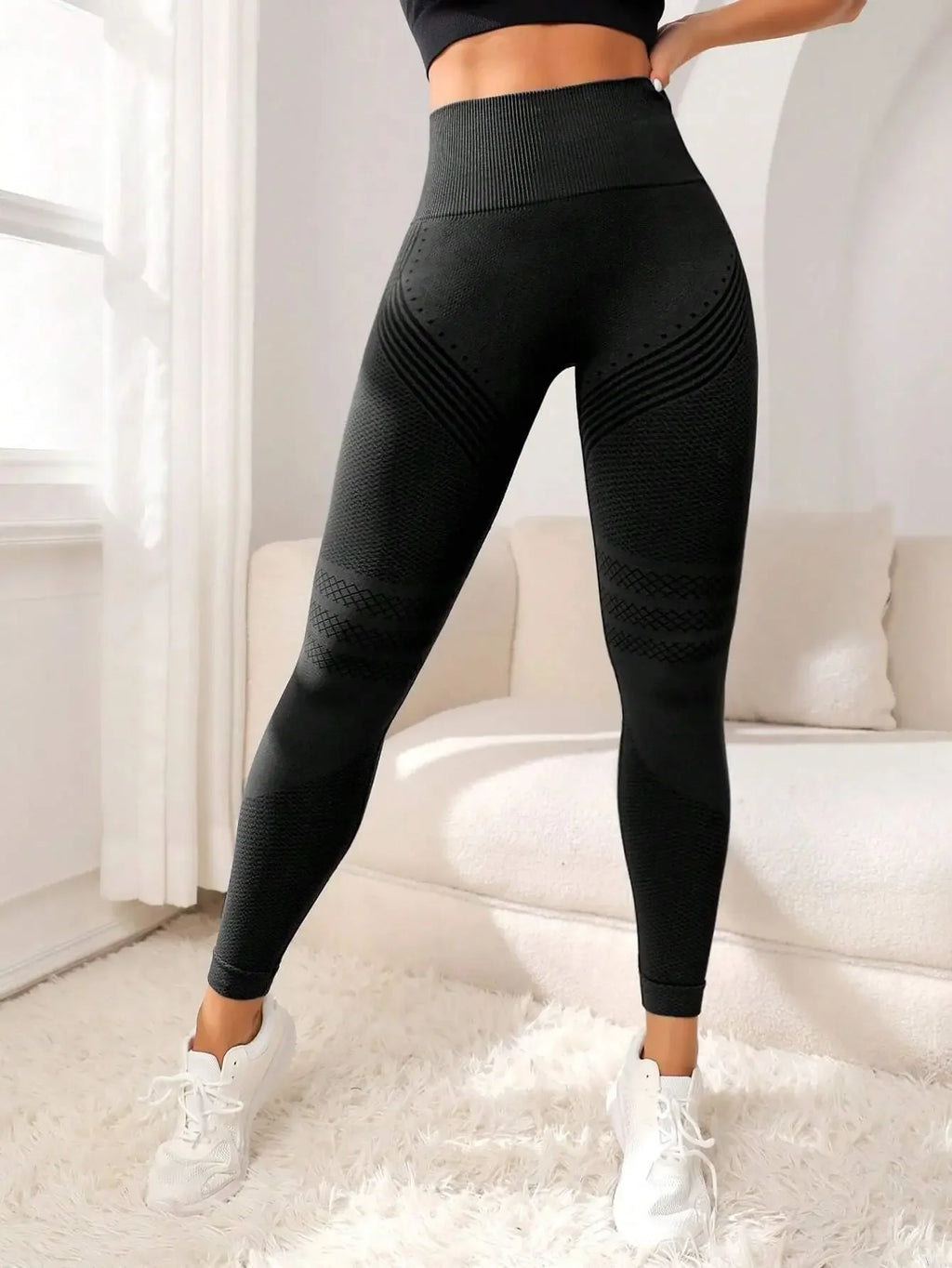 Seamless High Waist Yoga Leggings Ultimate Comfort  Fit - IRON GODDESS