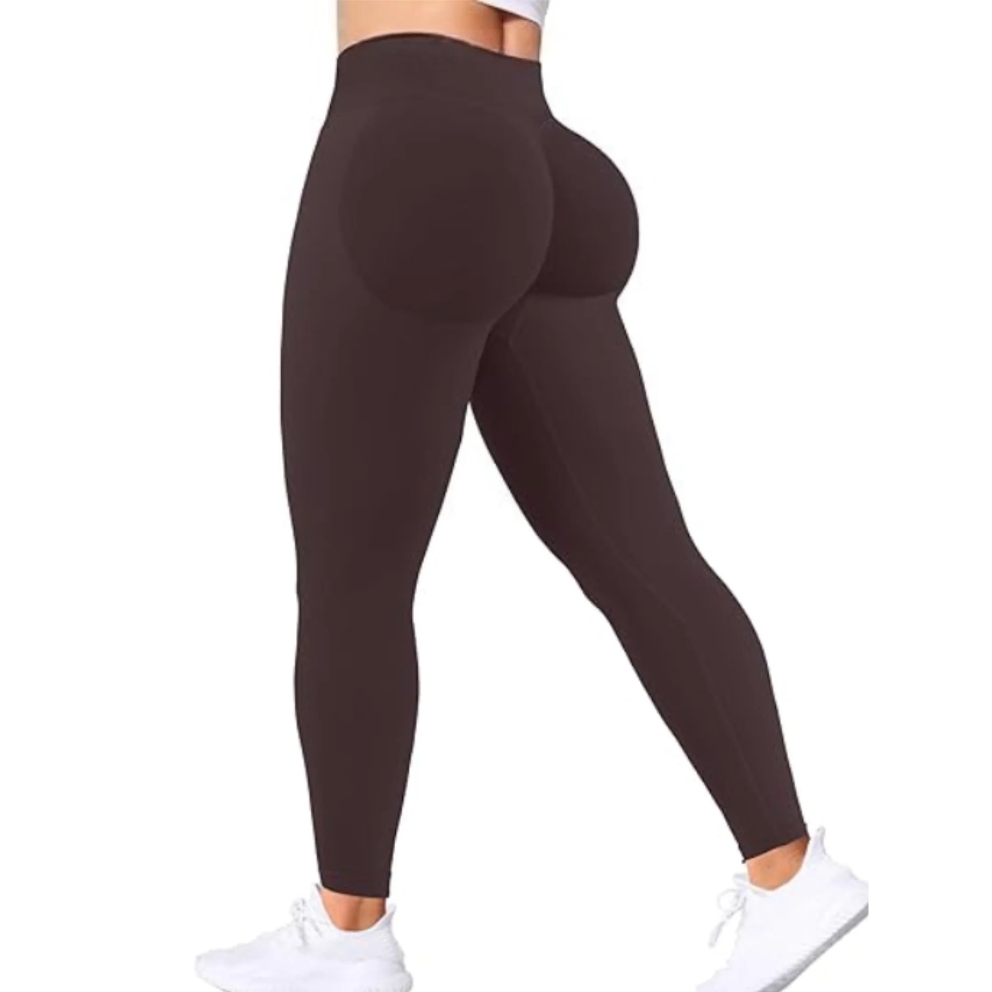 Seamless Women Solid Waist Yoga Pants Three-section Waist Sexy Hip-lifting Tight Sports Pants Fitness Exercise Yoga Pants - IRON GODDESS