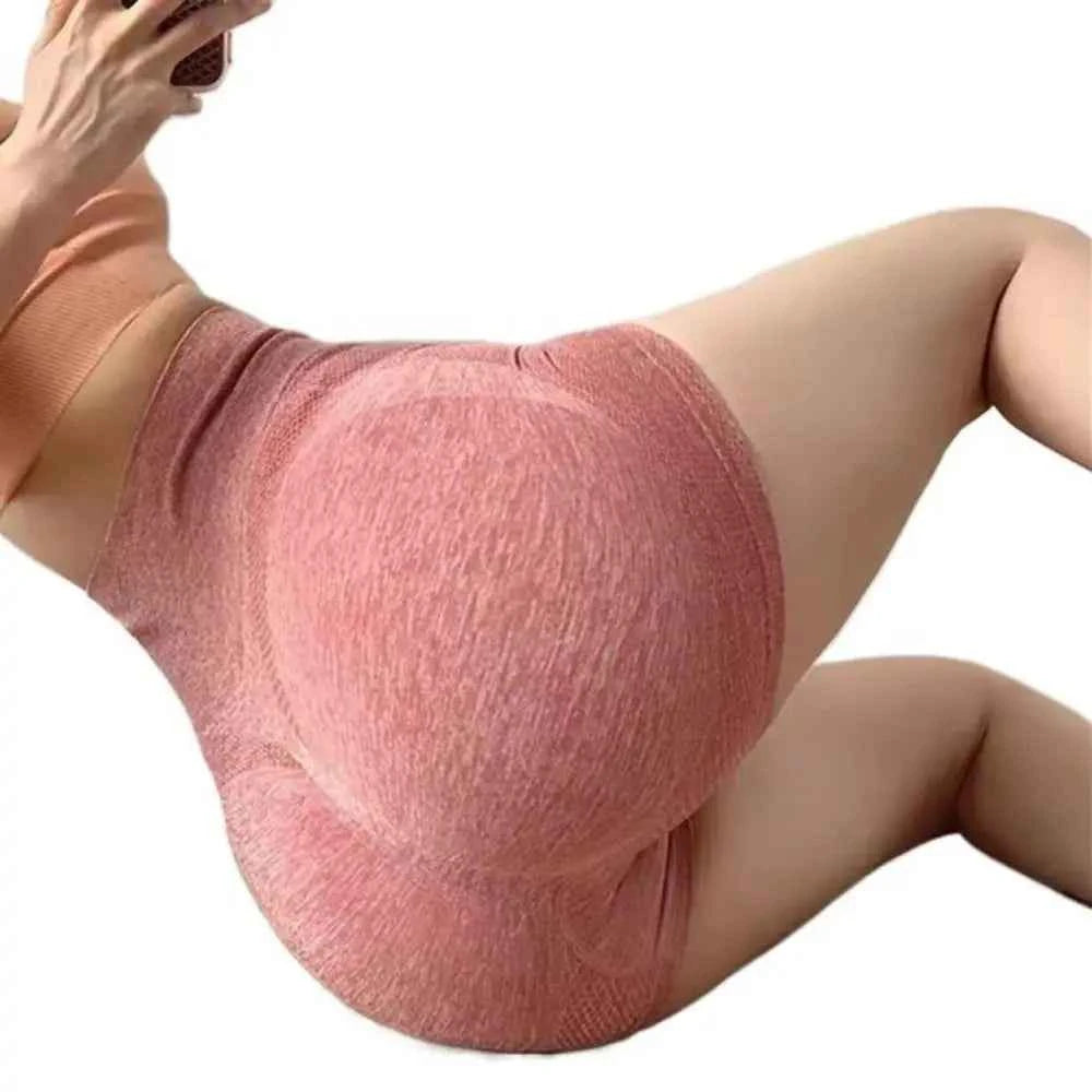 Seamless High Waist Slim Fit Yoga Shorts for Women