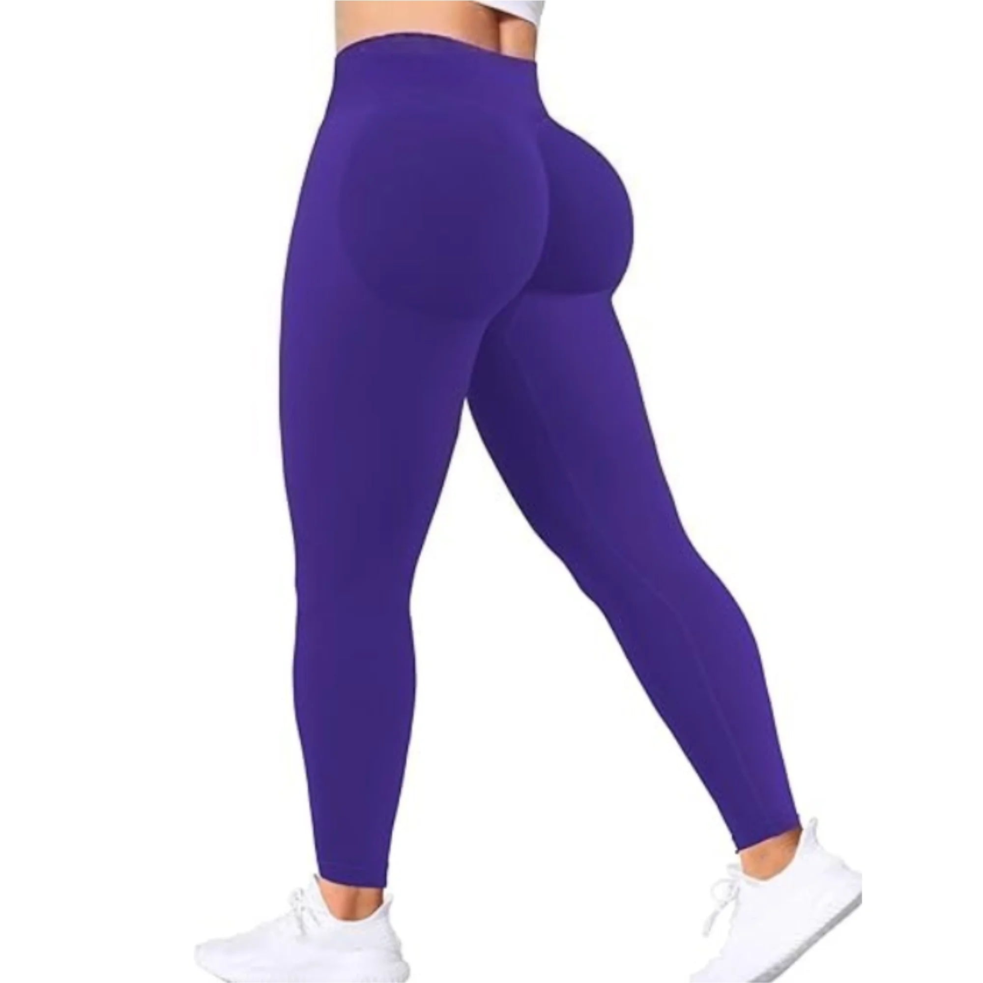 Seamless Women Solid Waist Yoga Pants Three-section Waist Sexy Hip-lifting Tight Sports Pants Fitness Exercise Yoga Pants - IRON GODDESS