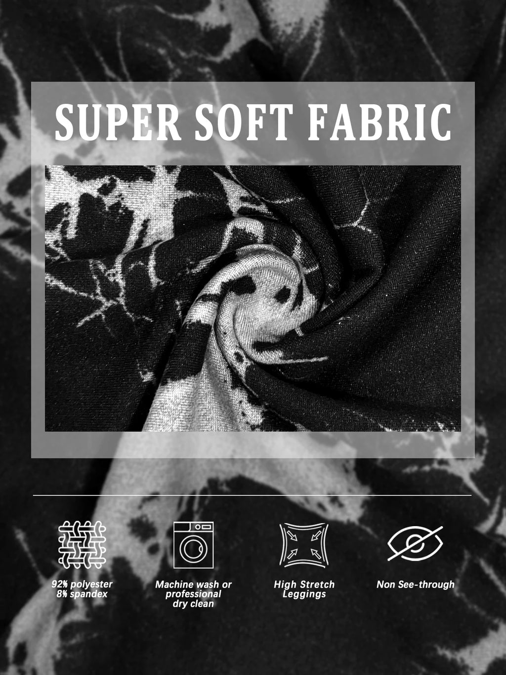 UltraSoft Tie Dye High Waisted Yoga Workout Leggings - IRON GODDESS