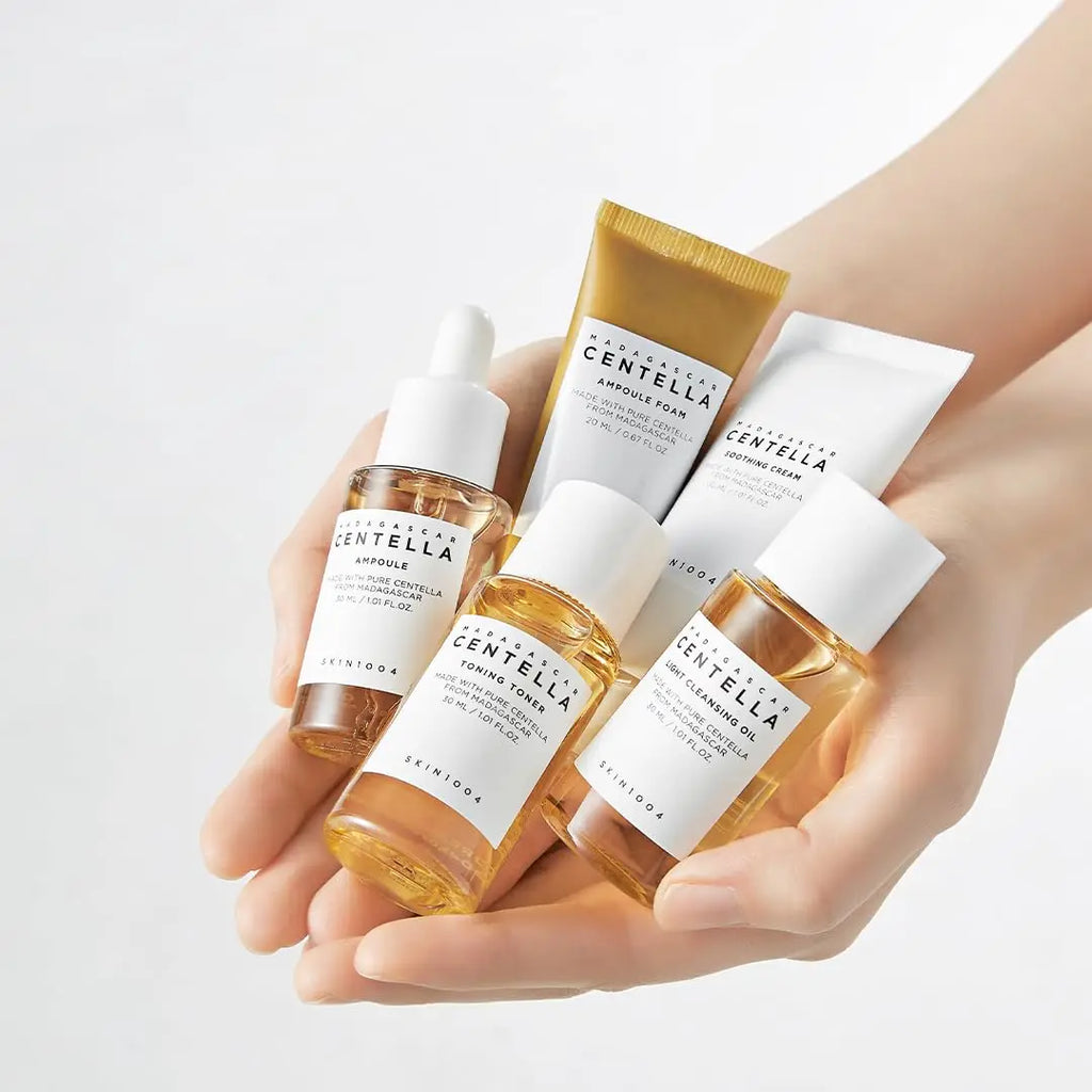 Madagascar Centella Travel Set Essential Soothing Skincare Routine - IRON GODDESS