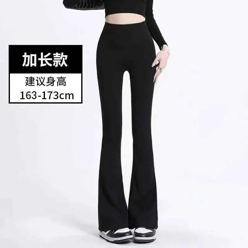 Women Trousers Flare Leggings High Waist Wide Leg Yoga Pants Seamless Fitness Workout Tights Gym Sports Casual Slimming Clothing