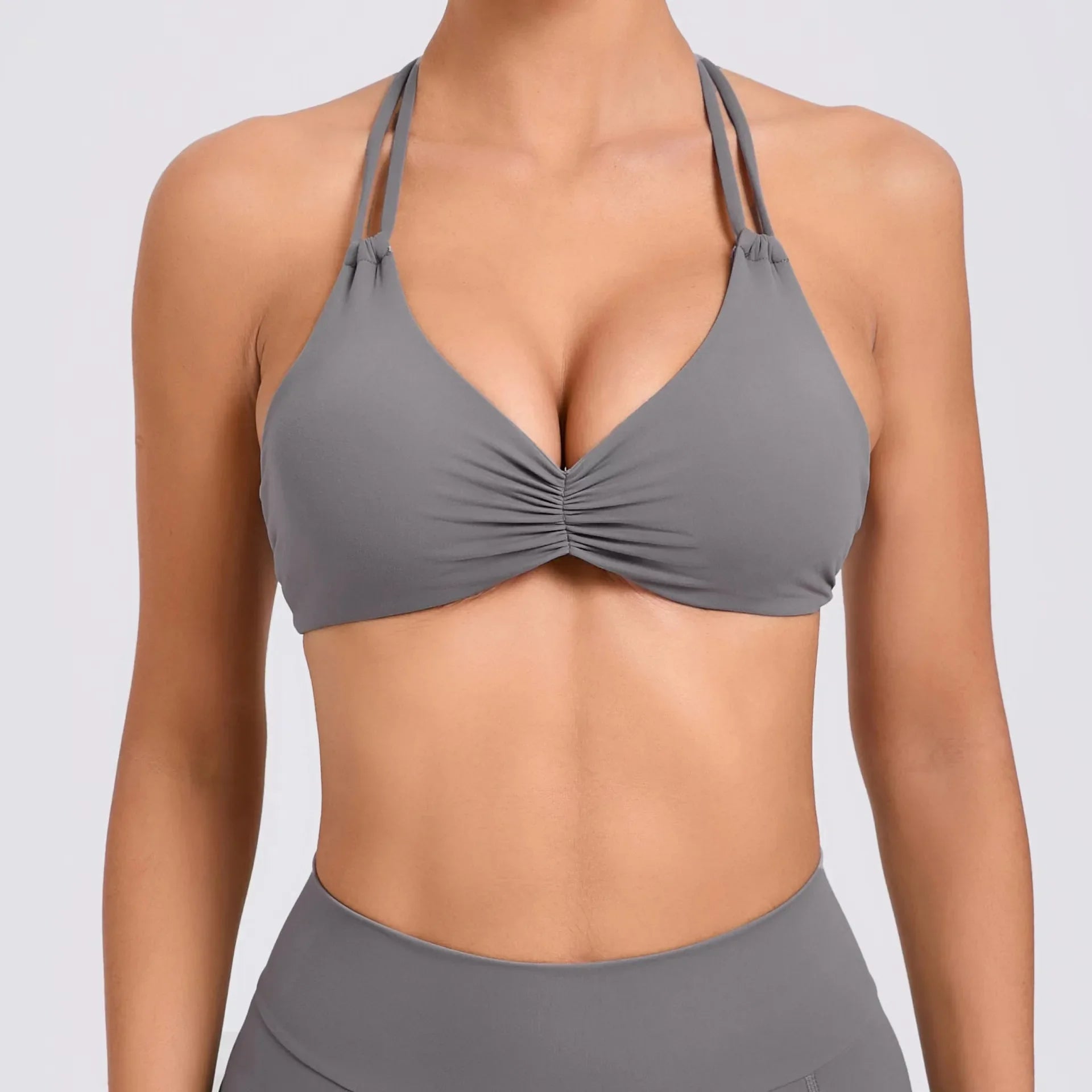 Sport Bra 2025 New Sports Women Yoga Set Clothers GYM Crop Top Home Fitness Workout Underwear Dancing Vest Running Bike Shirt - IRON GODDESS