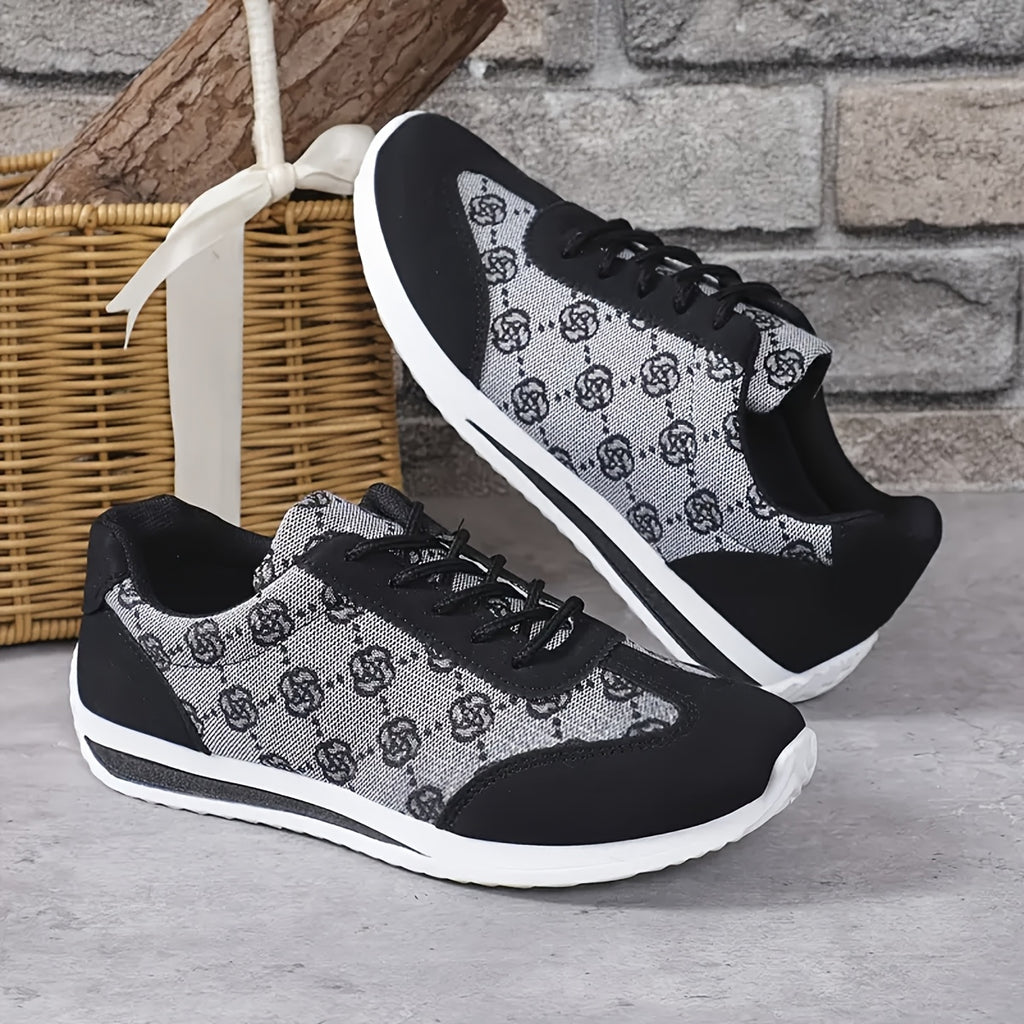Breathable LowTop LaceUp Fashion Sneakers for Women - IRON GODDESS