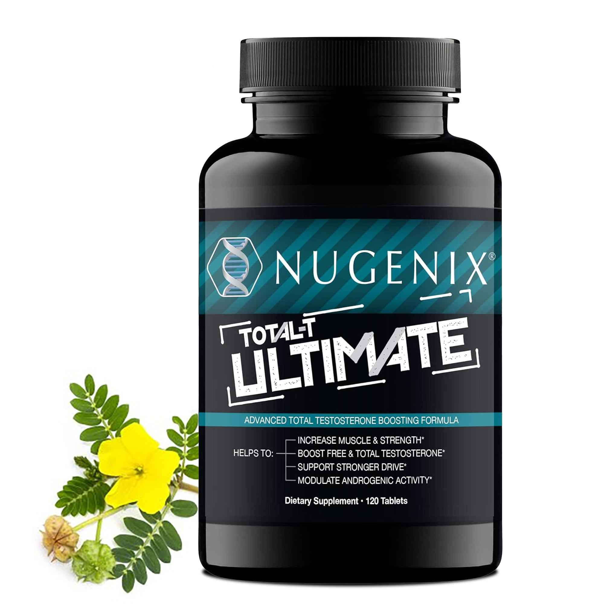 Total-T Ultimate - Aids in Improving Physical Performance, Supports Muscle Strength and Recovery, Men'S Health Support - with Maca, Stinging Nettle, Tribulus - 120pcs