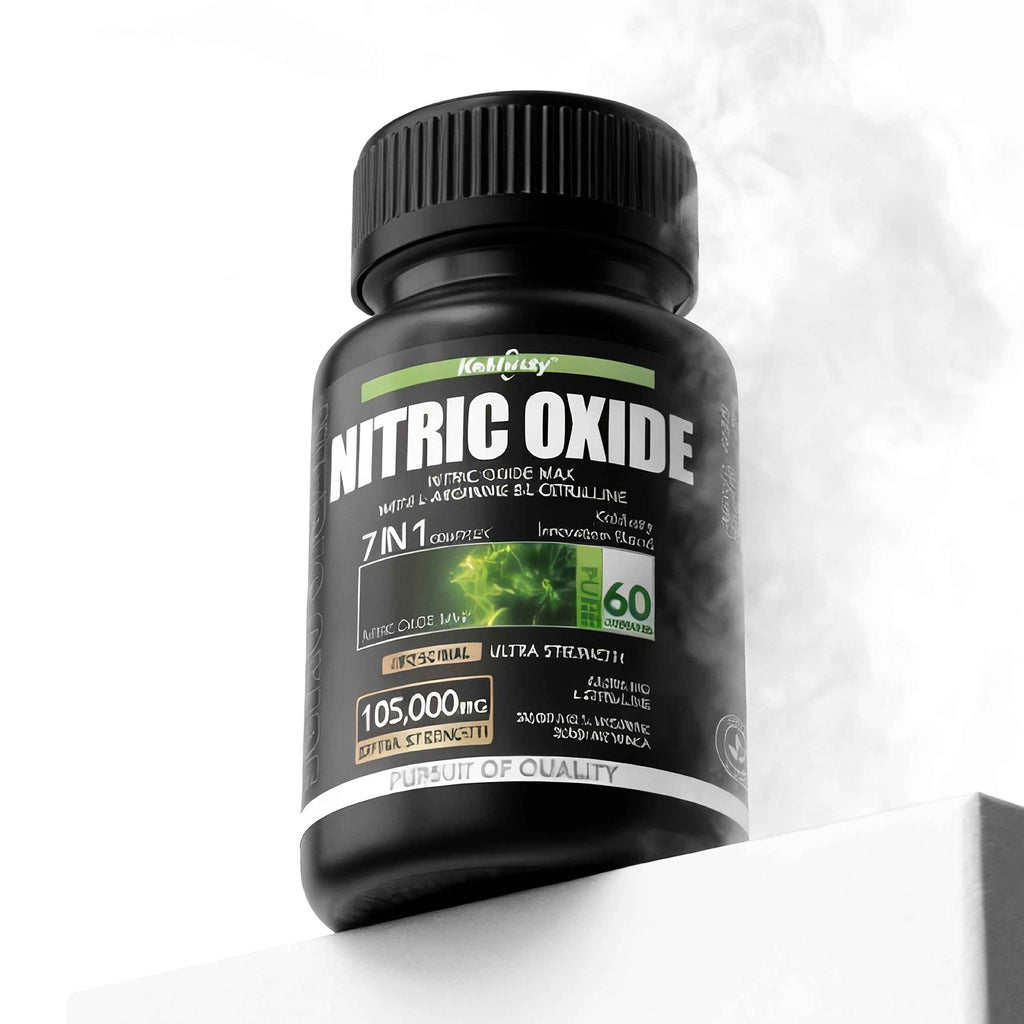 Nitric Oxide Supplements, Male Vitality, Promote Healthy Blood Circulation, Delay Fatigue, Contain L-arginine And L-citrulline, Dietary Supplements for Heart Health, 60 Capsules