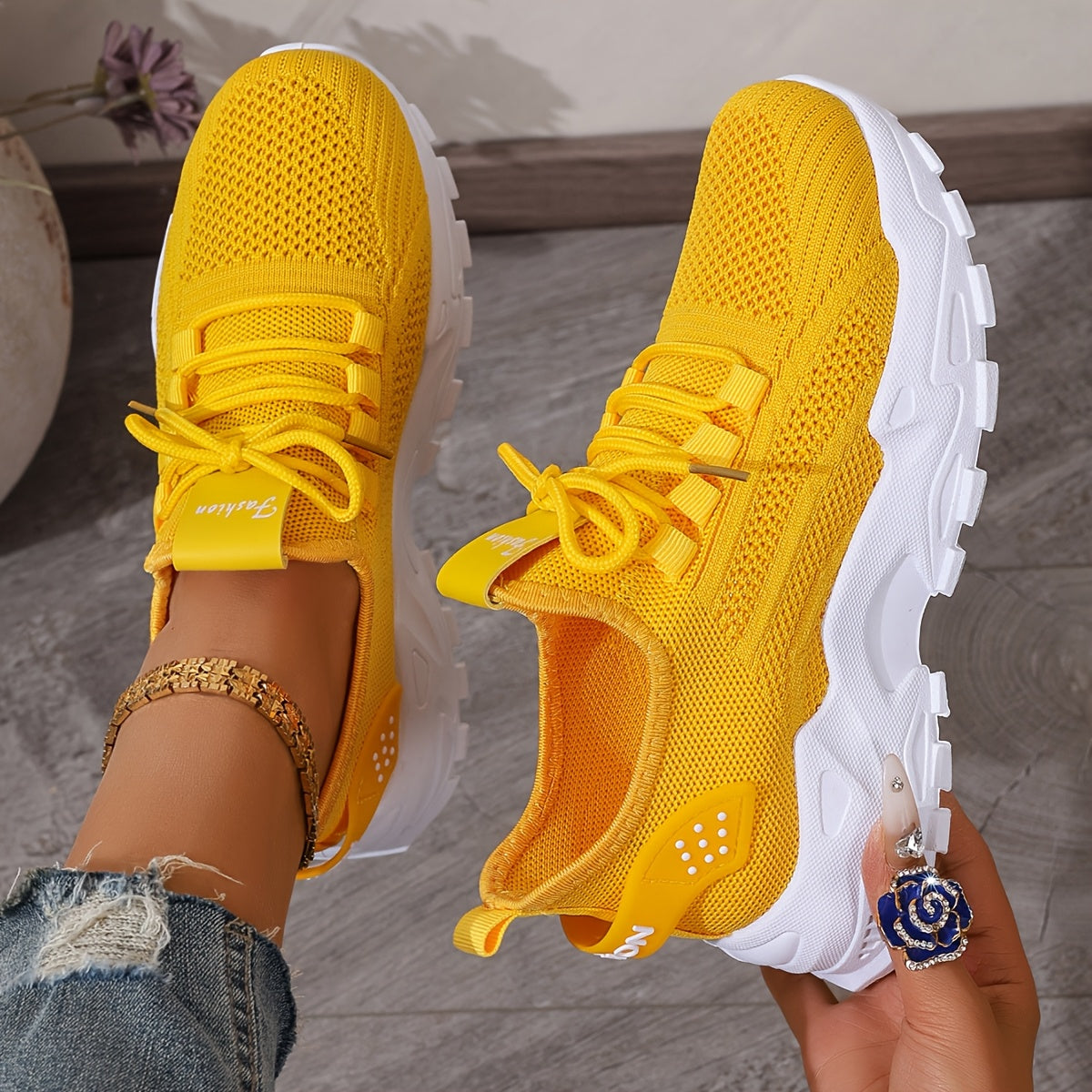 Chic Large Ladies Casual Shoes SpringAutumn Travel Style - IRON GODDESS