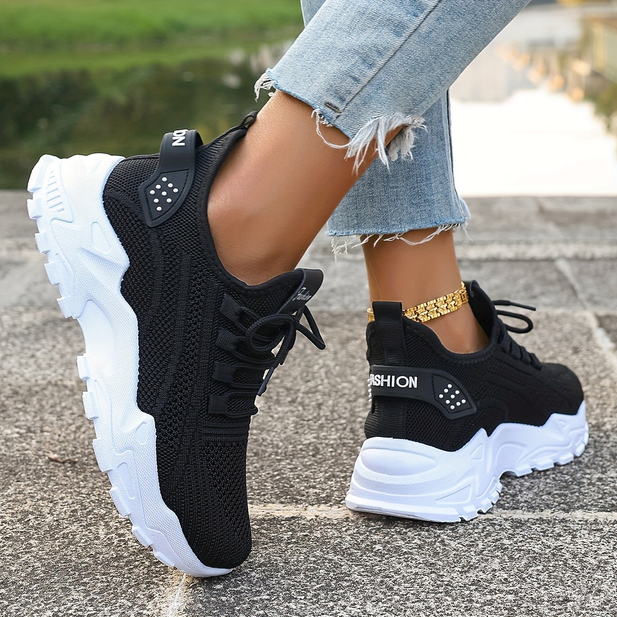 Chic Large Ladies Casual Shoes SpringAutumn Travel Style - IRON GODDESS