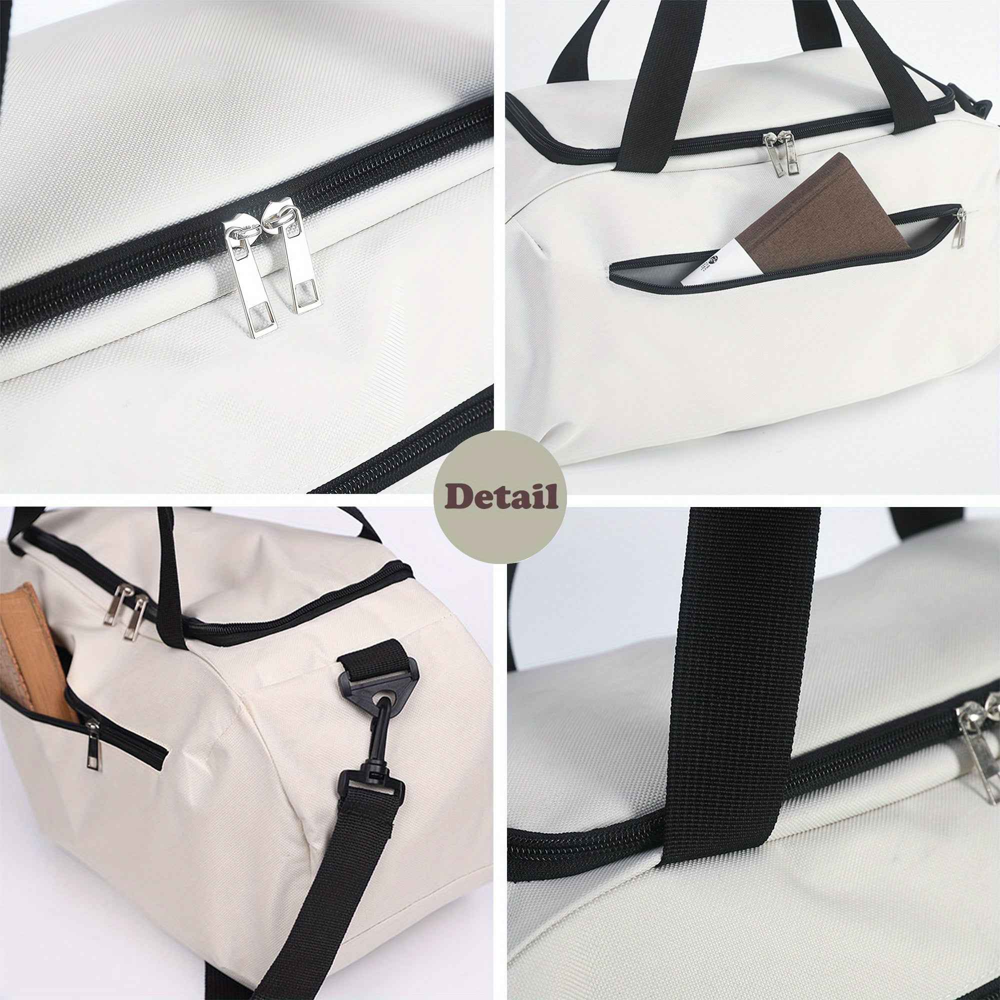 Duffel Bag with MILANO Pattern, Essential Handbag for The Gym, Reinforced Double Handles, Lightweight Oxford Fabric, Suitable for Yoga and Fitness, Machine Washable, Travel Bag, for Teenager