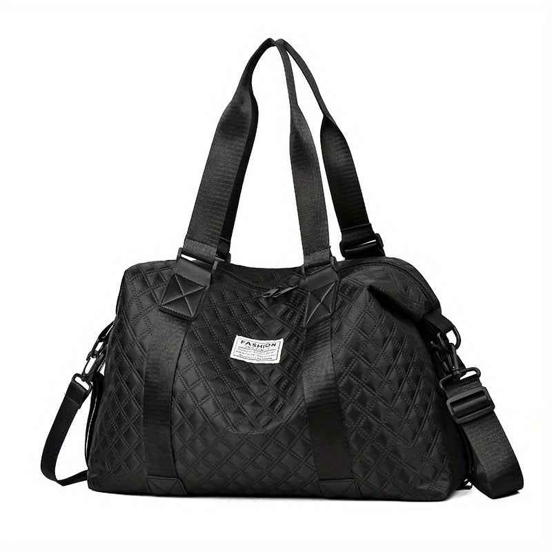 Unisex Gym Bag - Durable Nylon Crossbody Travel Duffel with Multiple Compartments, Adjustable Strap & Zipper Closure for Men & Women, Casual Style for Short Trips, Business, and Everyday Use, Gym Bag, Versatile Carryall, Sleek Design, Sturdy Construction,