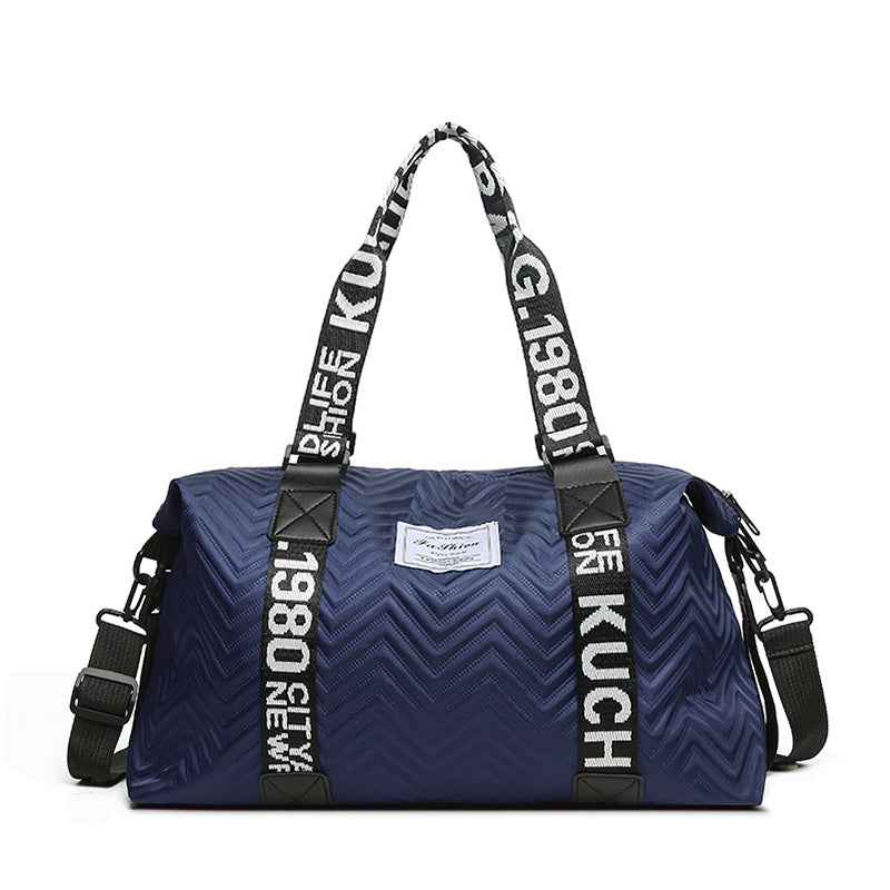 Men's & Women's Heavy-Duty Nylon Crossbody Gym Bag - Vintage 80s Retro '88 Number Print, Adjustable Strap & Padded Shoulder, Black/White Lettering, Casual Travel & Tote for Fitness, Everyday Use (Unisex) - Durable Zipper (R