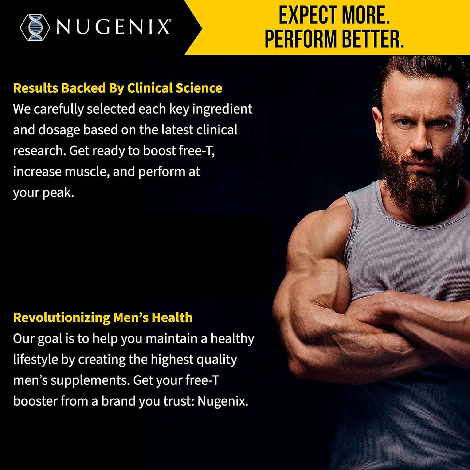 Total-T Ultimate - Aids in Improving Physical Performance, Supports Muscle Strength and Recovery, Men'S Health Support - with Maca, Stinging Nettle, Tribulus - 120pcs