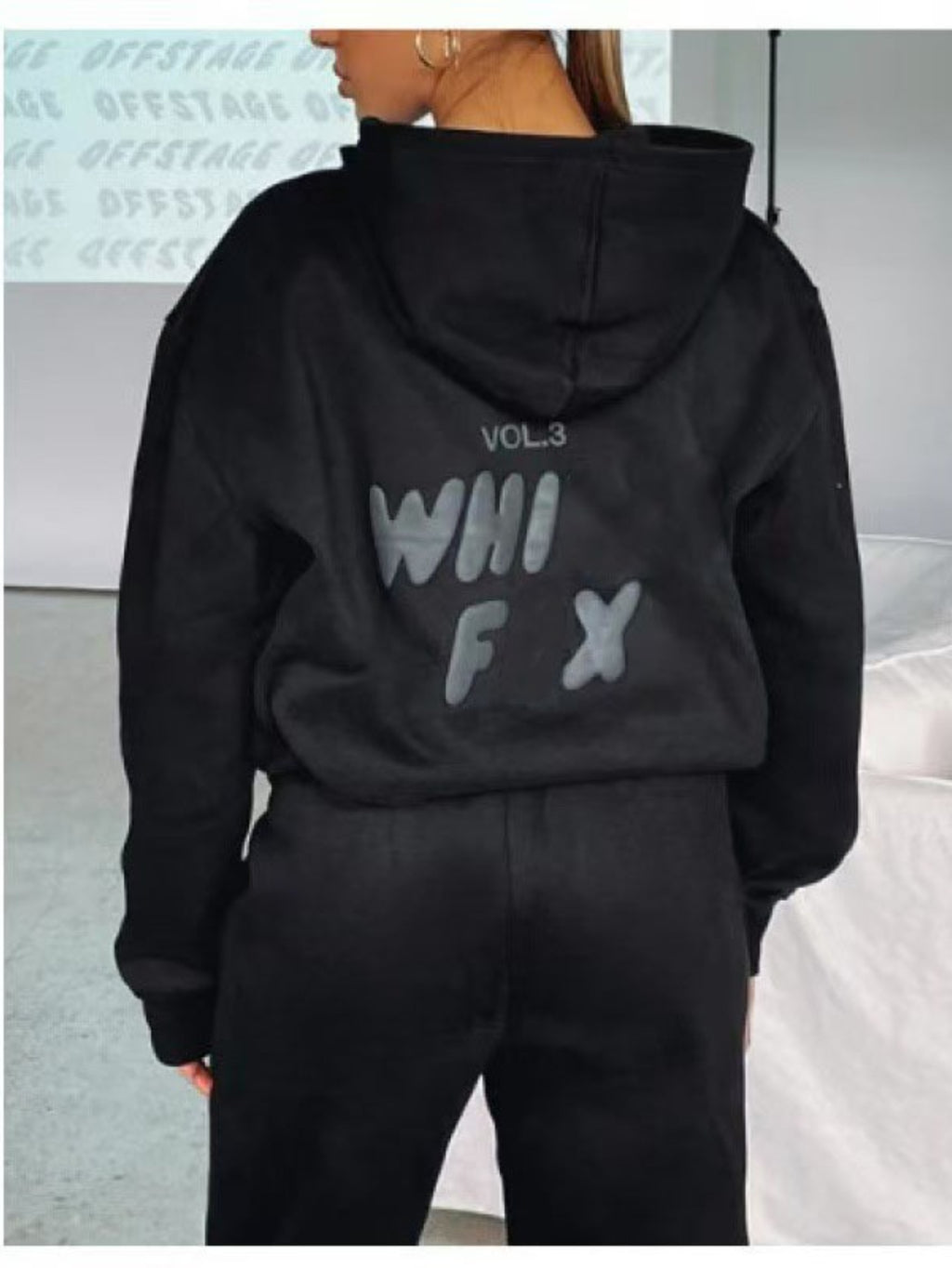 2025 New Style Letter Logo Insulated Sweatshirt and Pants for Ladies' Casual s Head Cover with Hood, Cold Weather Clothing, Casual Wear, Hooded Sweatshirt, Trendy Casual, Comfortable Fabric, Durable Stitching, Ladies' Sweatsuit, Unisex Hoodie, Winter Ward - IRON GODDESS