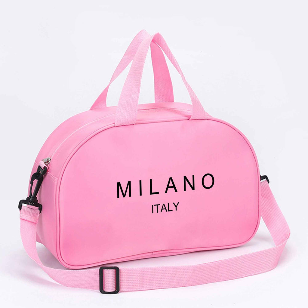 [Italy-Inspired | Lightweight] Lightweight, Stylish Milano Italy-Inspired Duffle Bag for Girls | Adjustable Strap, Foldable | Ideal for Travel, Gym, Yoga & Weekend Getaways