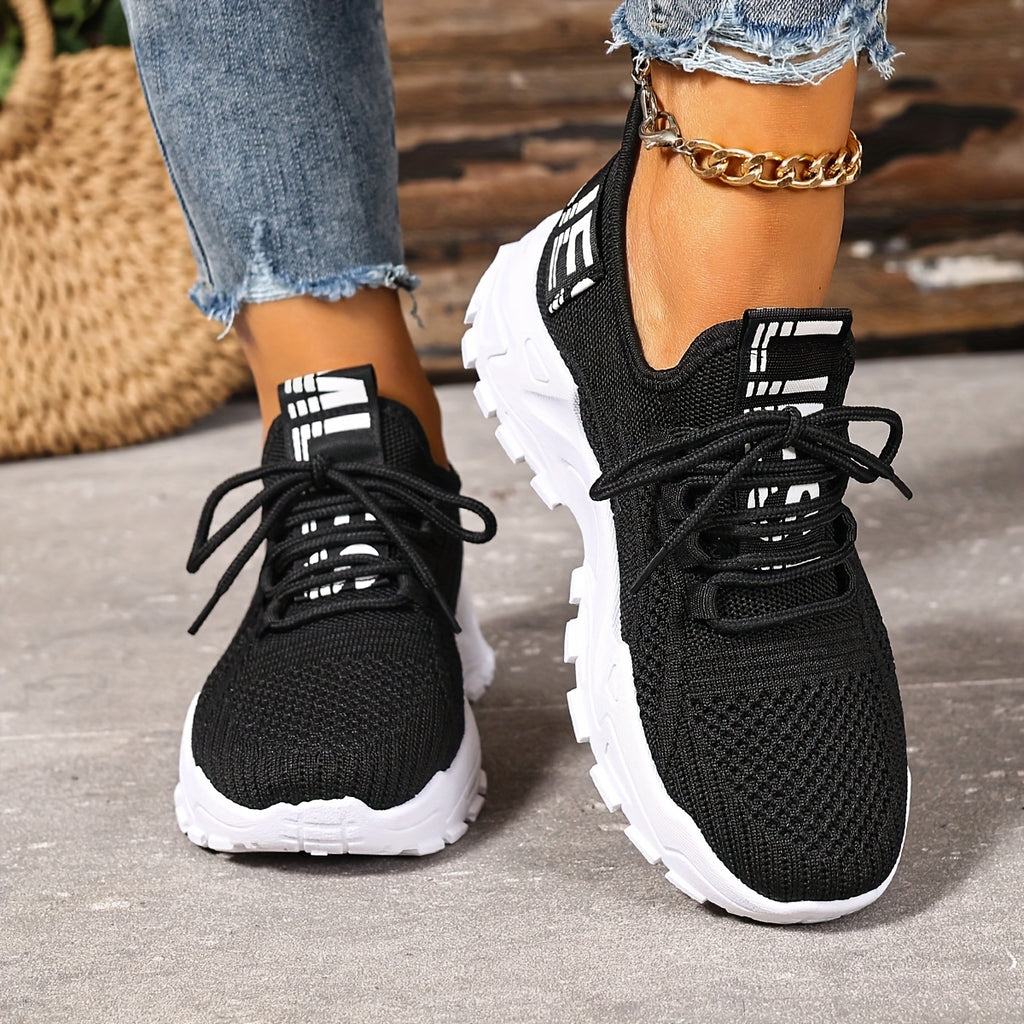 Lightweight Breathable Womens SlipOn Casual Sneakers - IRON GODDESS