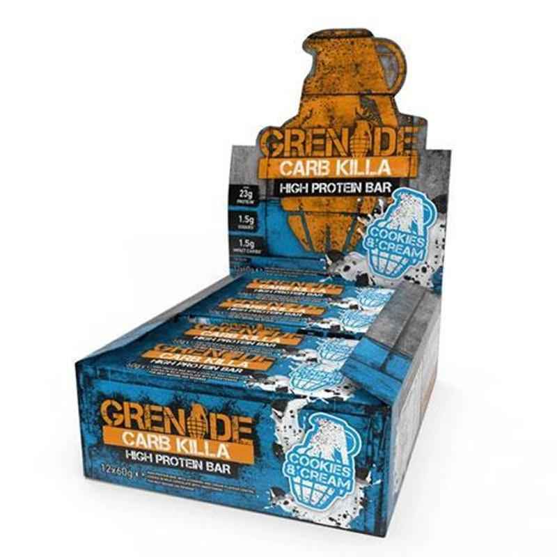 Grenade Carb Killa Low Sugar Bar (12 x 60g Bars) 13 Flavours