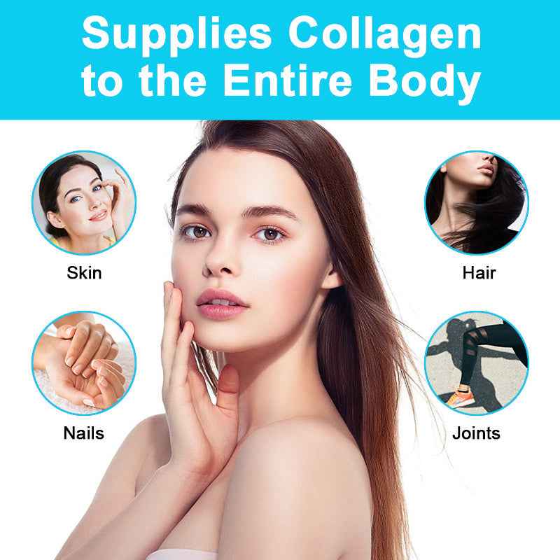 Multi Collagen Protein Capsules, 2250 for MG Per Serving, with Type I, Type II, Type III, Type V And Type X, Support Nails, Teeth And Gums Health, 120 Capsules
