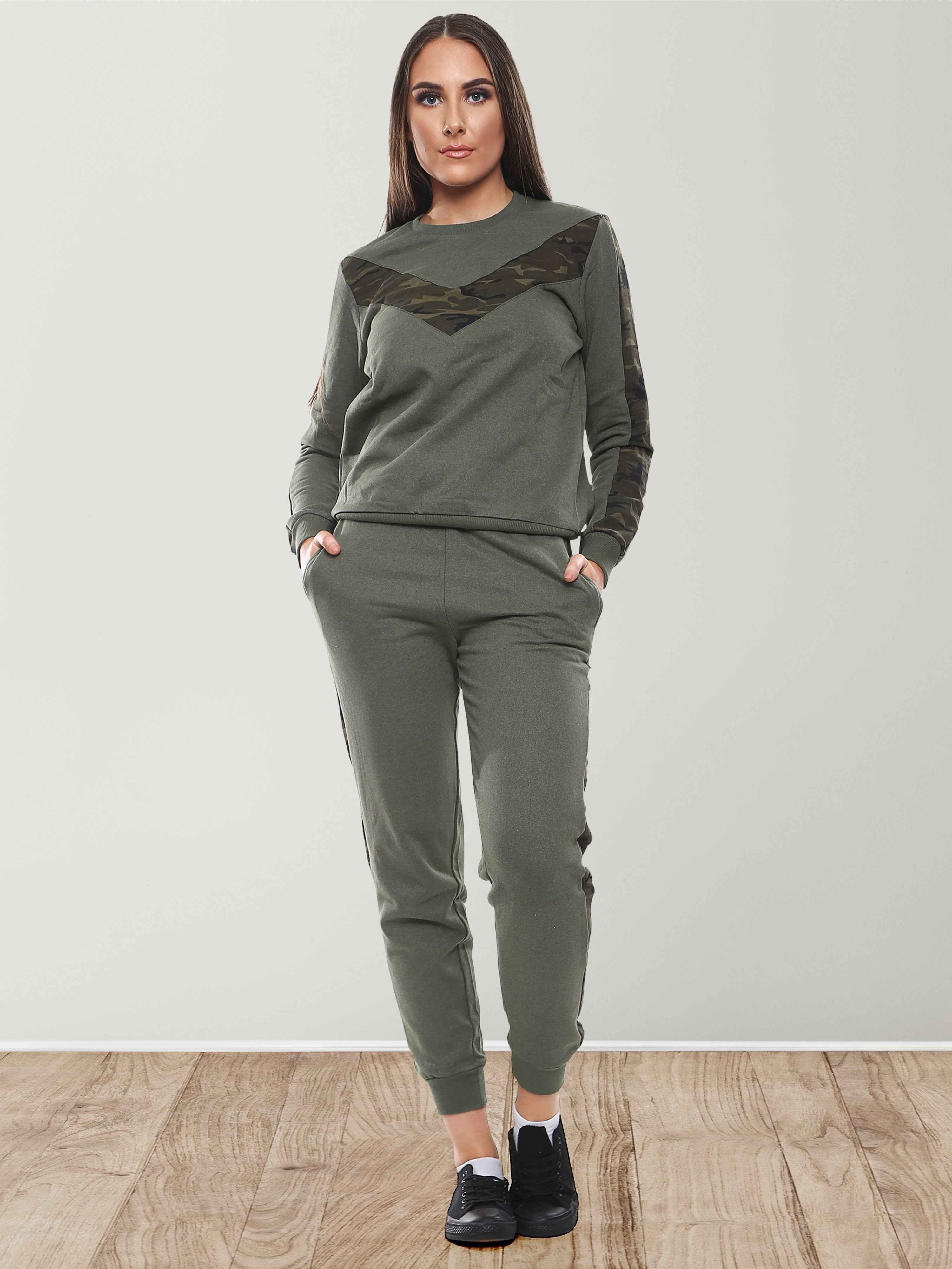 Love My Fashions Women'S Two-Piece Tracksuit Set Long Sleeve Top and Jogger Bottoms with Pockets, Casual Lounge Wear & Activewear Outfit