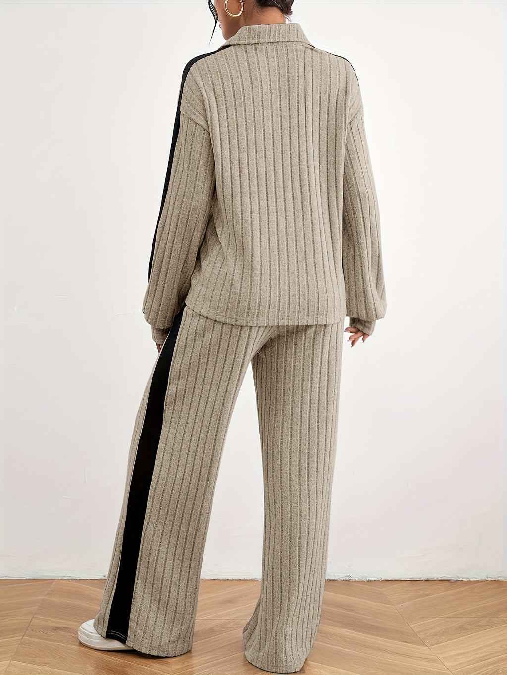 Effortless Chic Womens Casual Loungewear Sweat Set - IRON GODDESS