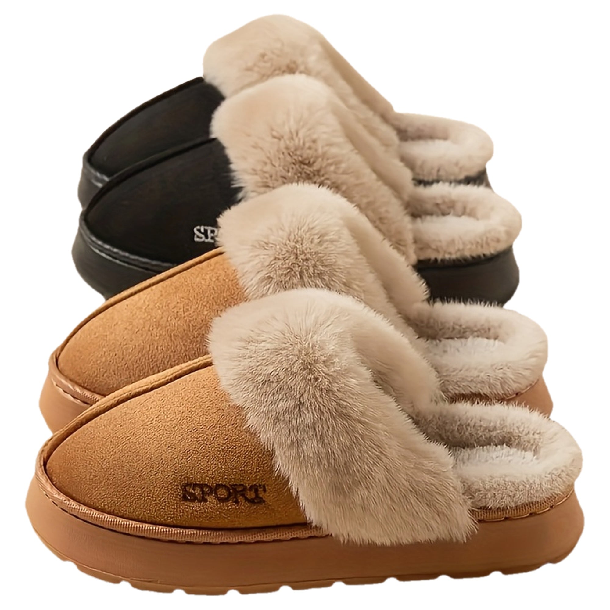 Cozy Fleece Slippers Ultimate Warmth for Indoors  Out - IRON GODDESS