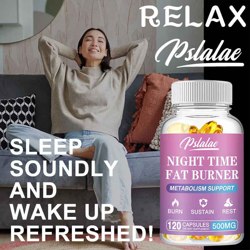 Night Time Fat Burner - Appetite Suppressants - Night-Time Fat Burner for Women & Men - Metabolism Booster Weight Loss Pills Menopausal use, feminine care,Regulate ph balance -120pcs