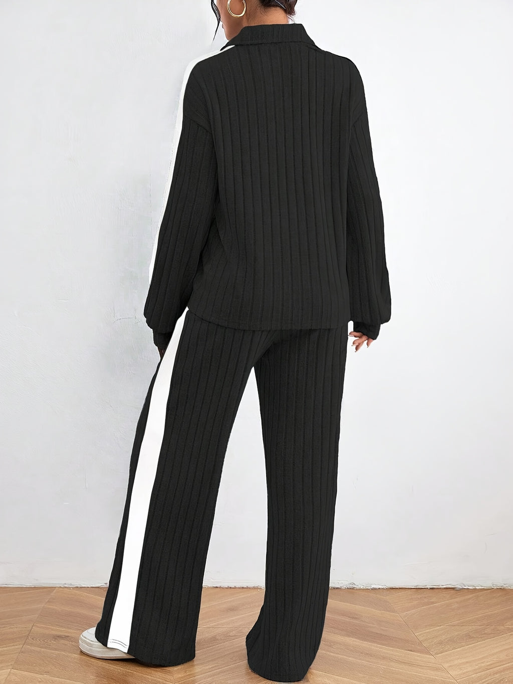 Effortless Chic Womens Casual Loungewear Sweat Set - IRON GODDESS