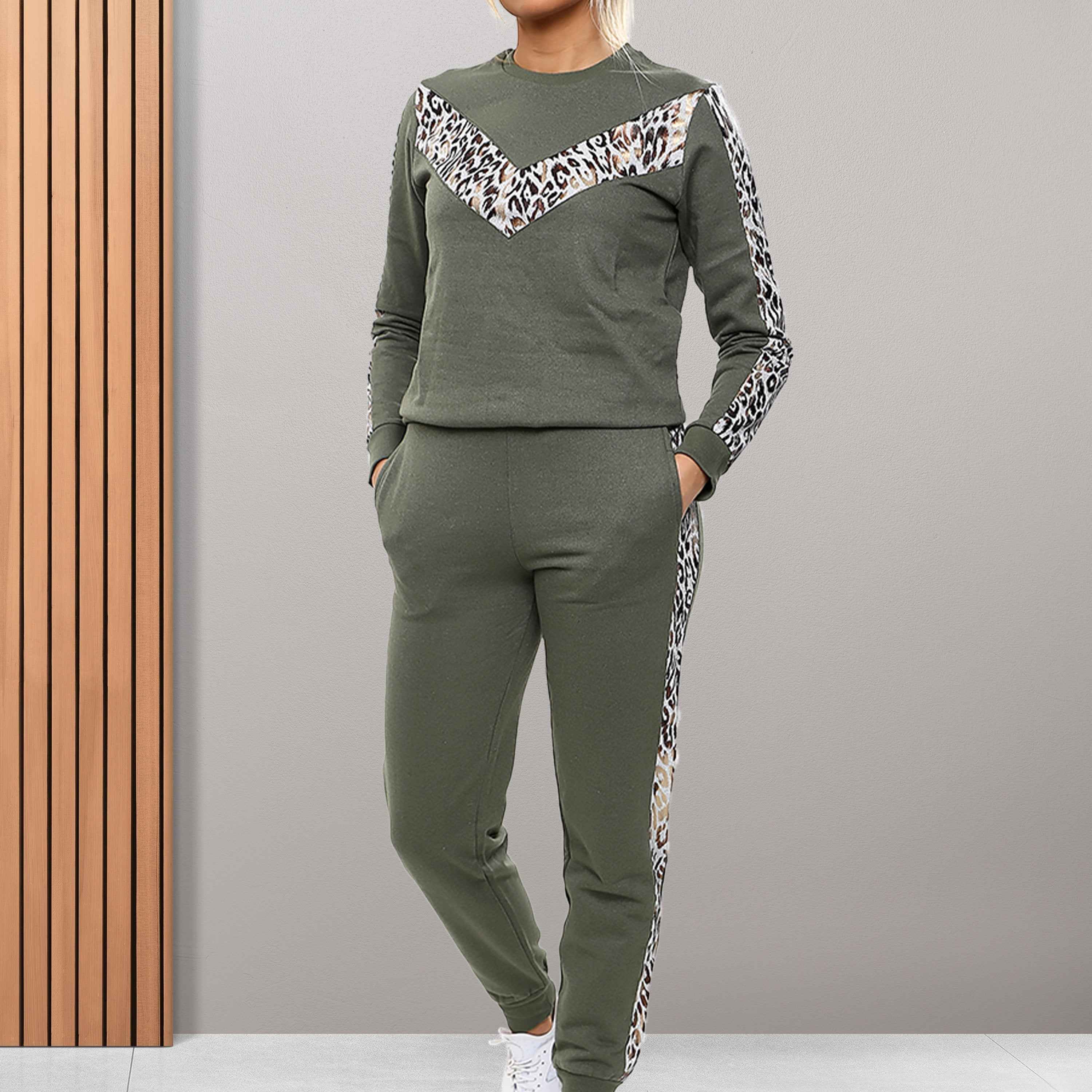 Love My Fashions Women’s Two-Piece Tracksuit Set – Casual Loungewear Co-Ord with Long Sleeve Top & Joggers with Pockets – Soft, Comfortable, Everyday Activewear