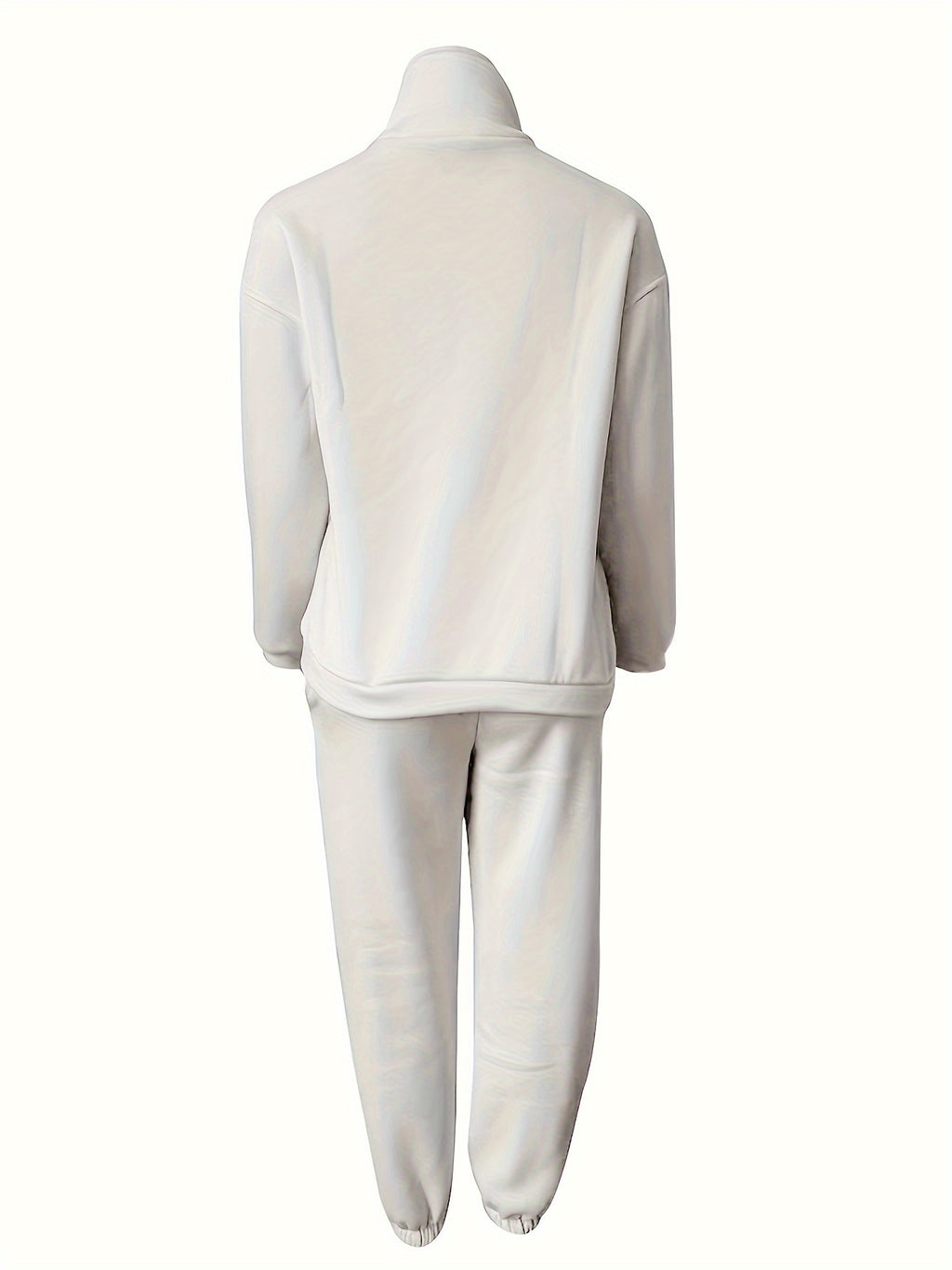 Womens Long Sleeve Zip Sweatshirt  Pants Set - IRON GODDESS