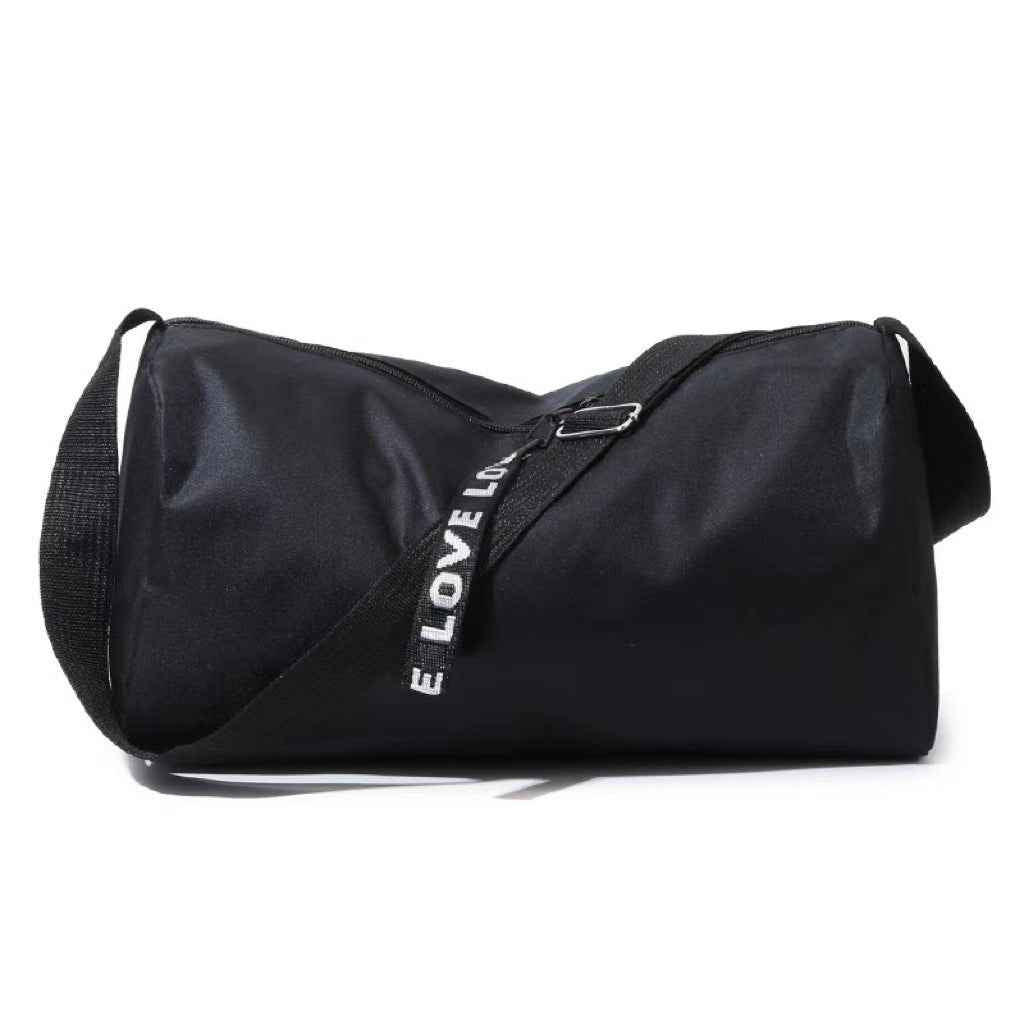 Men'S & Women'S Outdoor Fitness Yoga Bag - Large Capacity Multifunctional Sports Storage with Adjustable Nylon Straps, Durable Polyester for Gym, Training, Travel - Black, Versatile Carryall, Sleek Design, Sturdy Construction