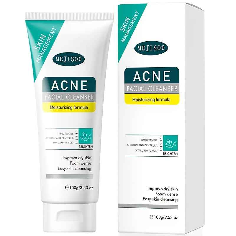 [Salicylic Acid Cleanser] Alcohol-Free, Fragrance-Free Salicylic Acid Cleanser 100g/3.53oz | Deep Cleansing, Pore Minimizing, Hydrating Formula with Niacinamide & Centella Asiatica Extracts for All Light Beige Types, Travel-Friendly Gift for Men & Women,